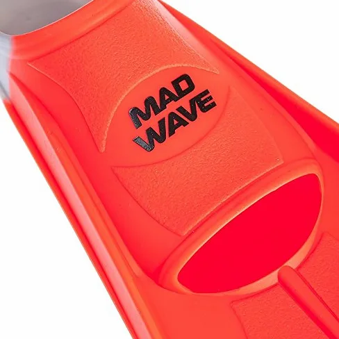 DAM Mad Wave - Aletas de Entrenamiento, Color Naranja, 39-40, Anaranjado