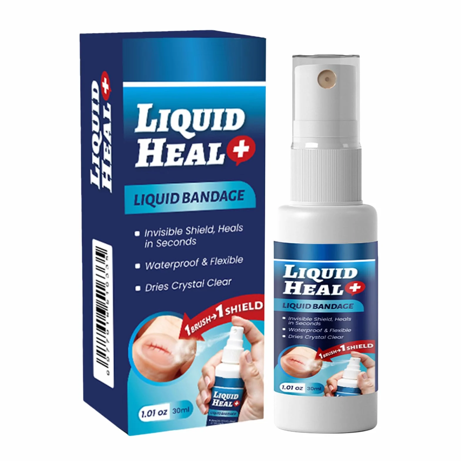 Vendaje líquido impermeable para la piel, spray para heridas, apósito adhesivo rápido para cortes y rasguños