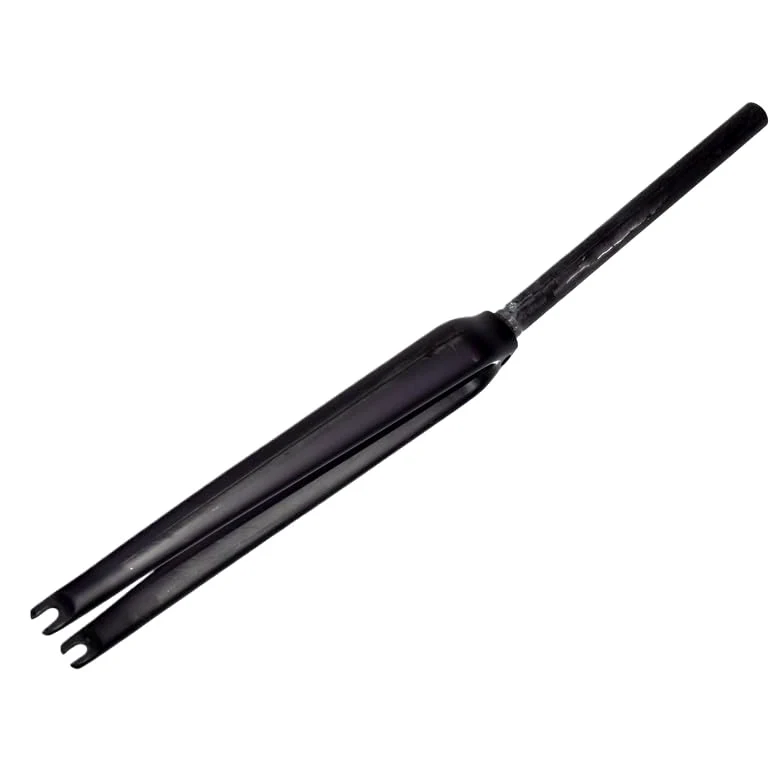 Horquilla Para Bicicleta Horquilla delantera de fibra de carbono for bicicleta de carretera de carreras, 700C, 25,4 mm, brillante y mate, horquilla rígida de carbono for bicicleta de piñón fijo Horqui