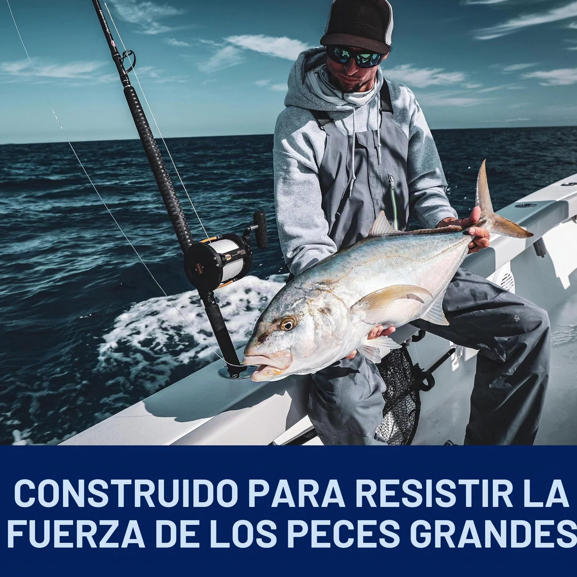 Penn Squall - Carrete de Pesca (2 velocidades)
