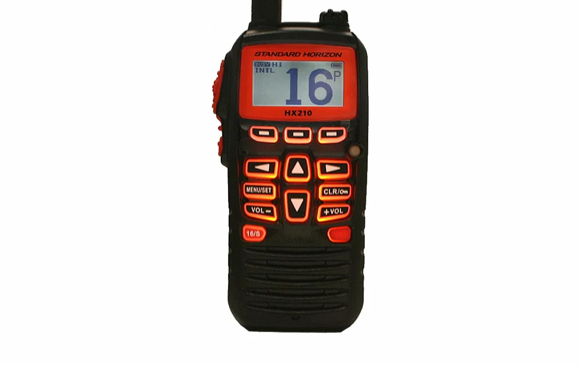 Standard Horizon HX210E - Radio bidireccional Negra - entusiastas del Aire Libre
