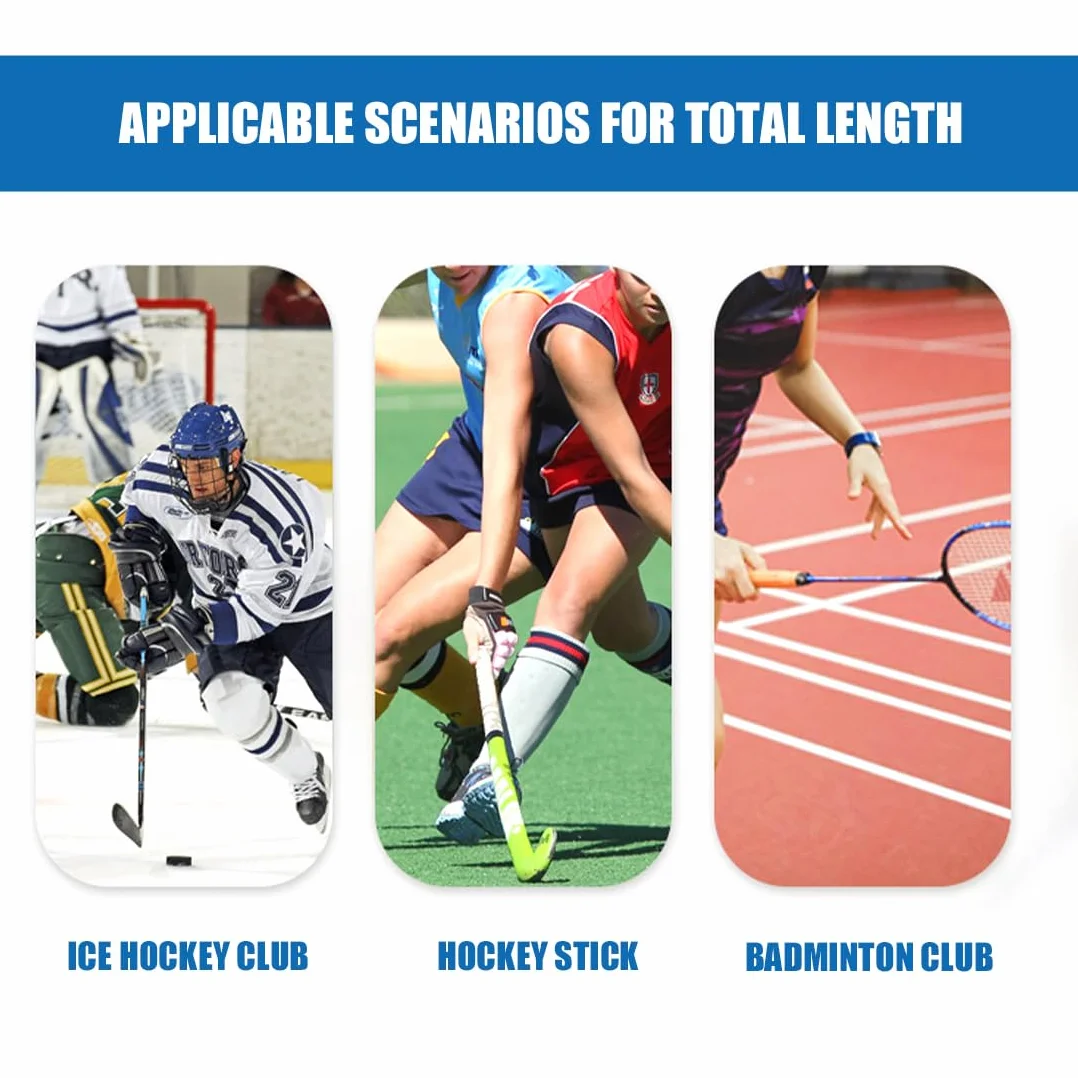 Grip Tape Sports Cinta Antideslizante y Autoadhesiva para Hockey sobre Hierba Cinta de Agarre Antideslizante para Golf Tenis Bádminton y Barra de Dominadas