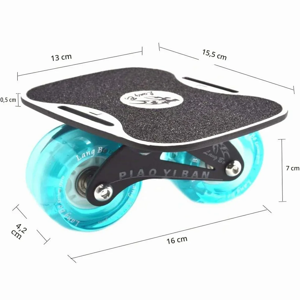 Drift Skates Split Skateboard Portable Rollskate drift High Rebound Skate Outdoor Sliding Adolescentes Adultos Regalo de Cumpleaños