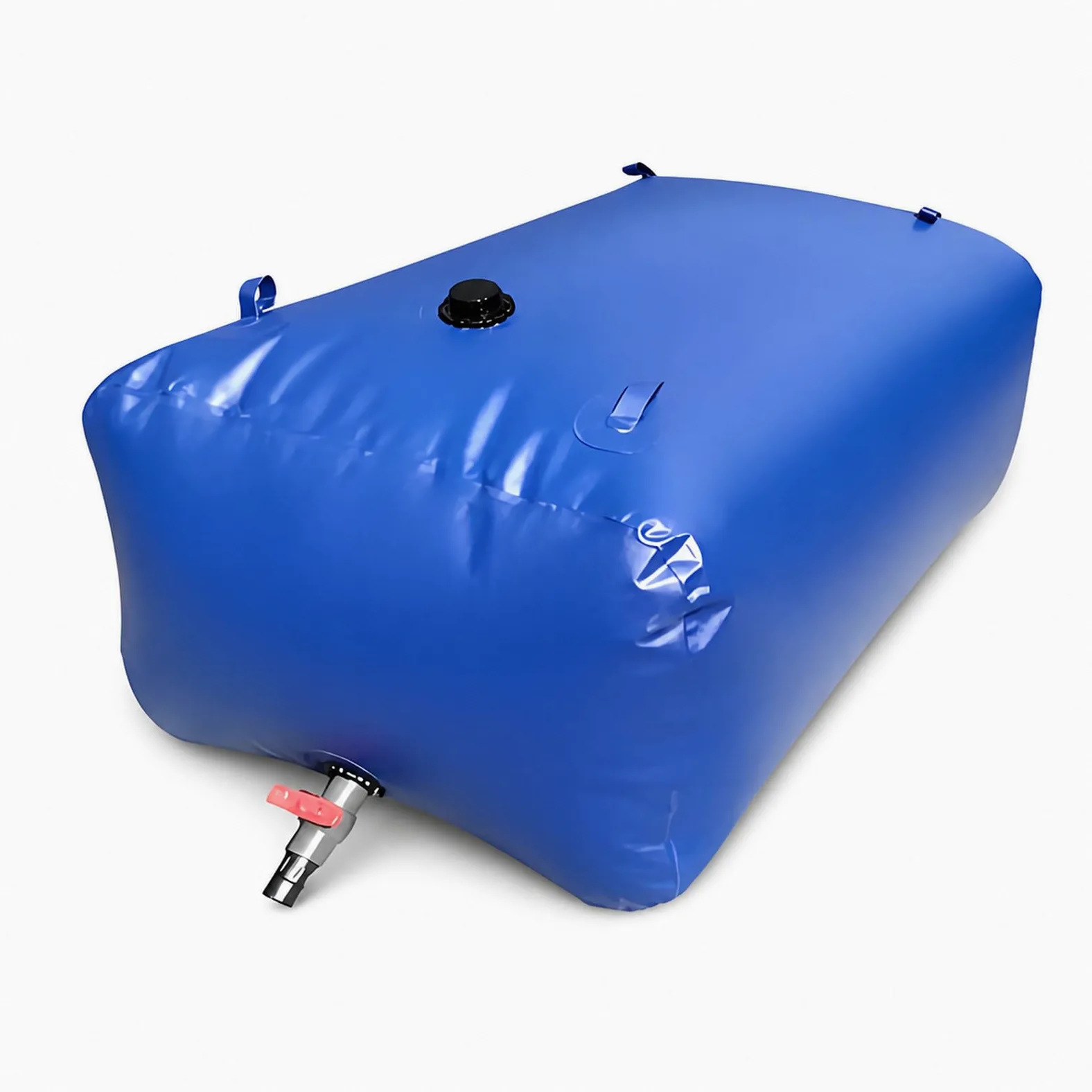 Bolsa De Agua Plegable Engrosada,DepóSito De Agua Plegable De PVC,Vejiga del Almacenamiento De Agua con VáLvula,FáCil De Usar,para Acampar,para Resistencia A La SequíA,Riego
