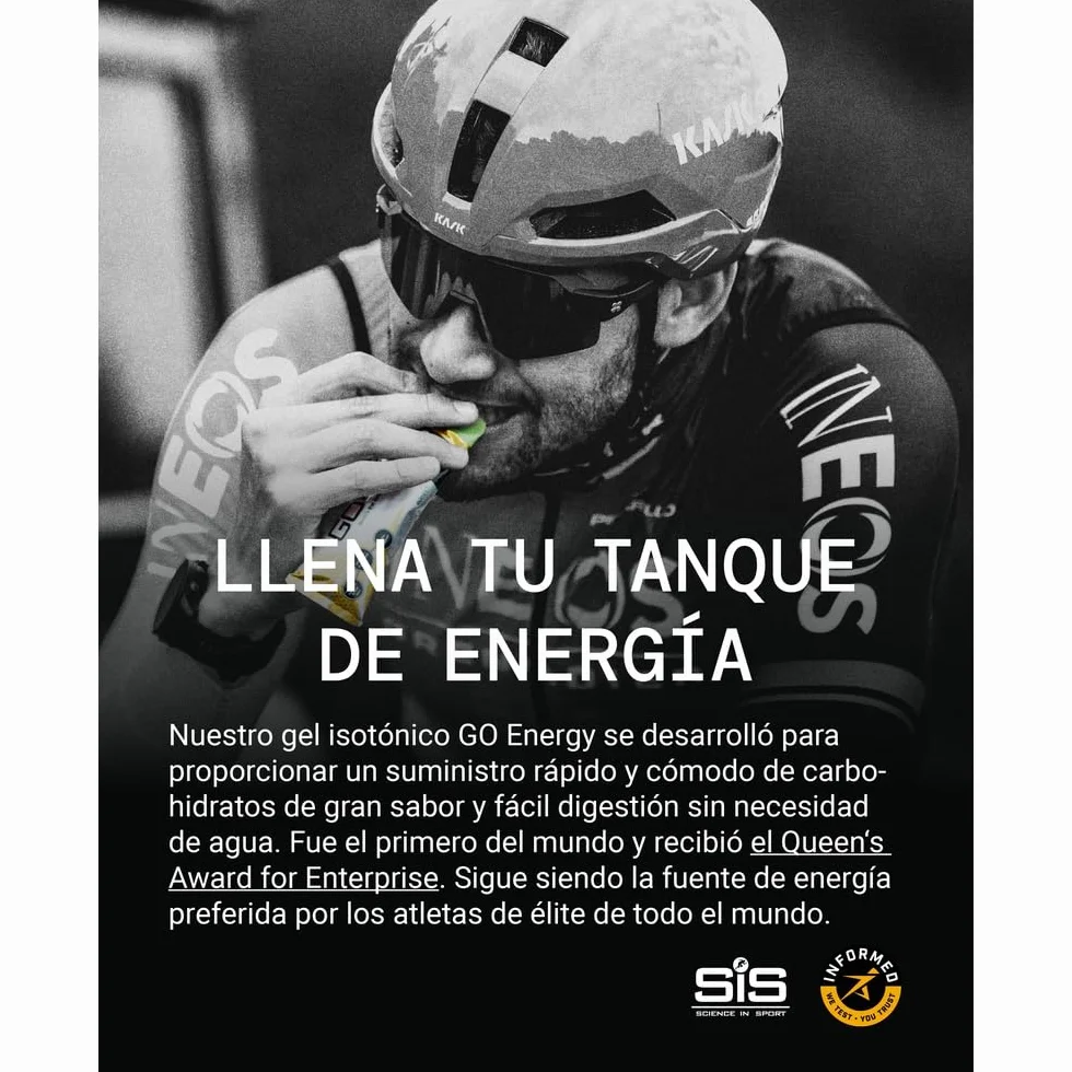 Science in Sport GO Gel Energético Isotónico 7cx 60ml Variado Vegano