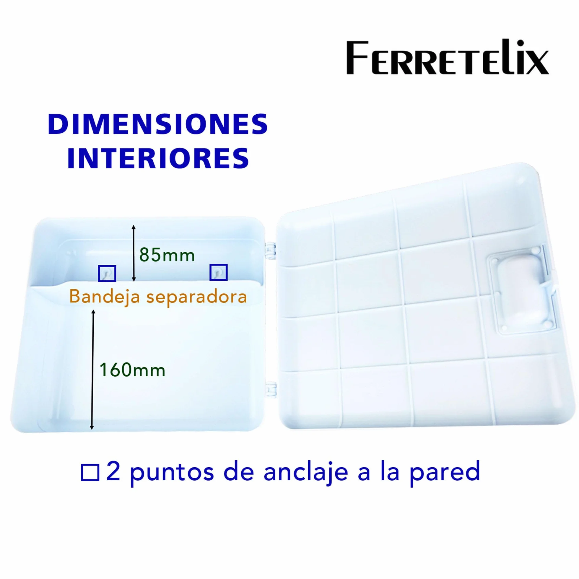 FERRETELIX® Botiquín de Primeros Auxilios Completo con Armario de Pared Homologado