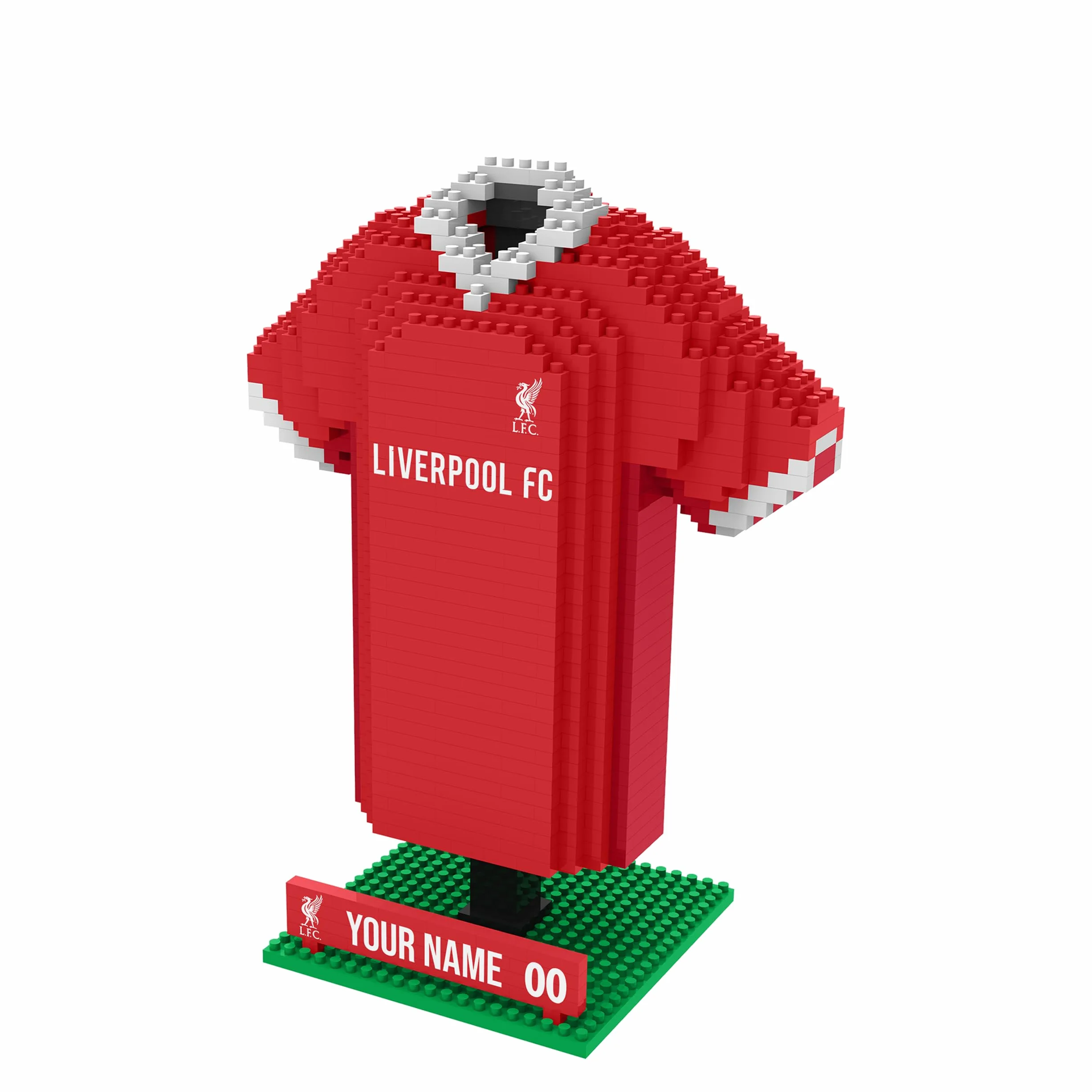 FOCO Camiseta de escritorio de fútbol 3D BRXLZ personalizada con licencia oficial (Liverpool FC (861 piezas))