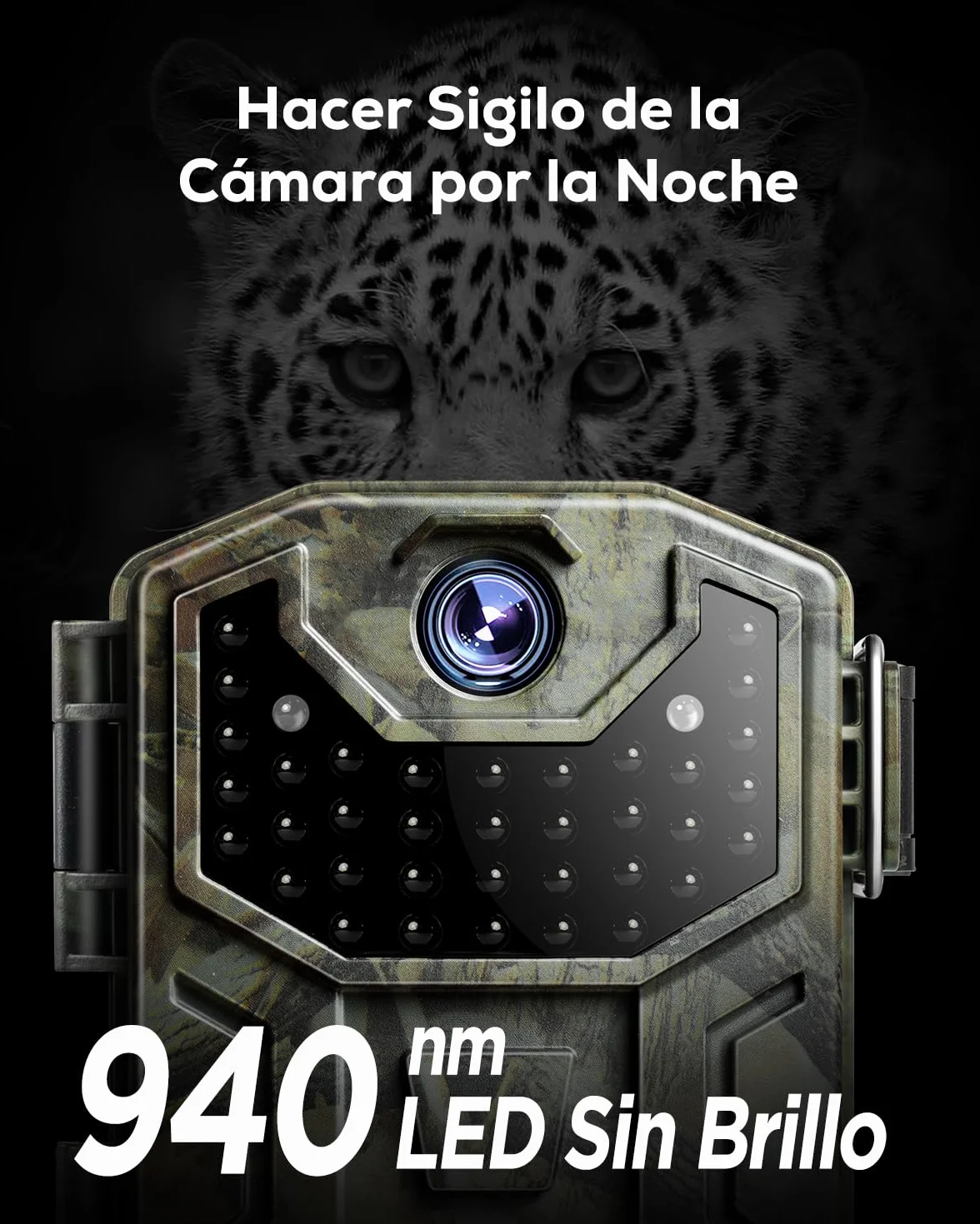 iZEEKER Cámara de Caza 32MP 1080P Visión Nocturna IP66 Impermeable