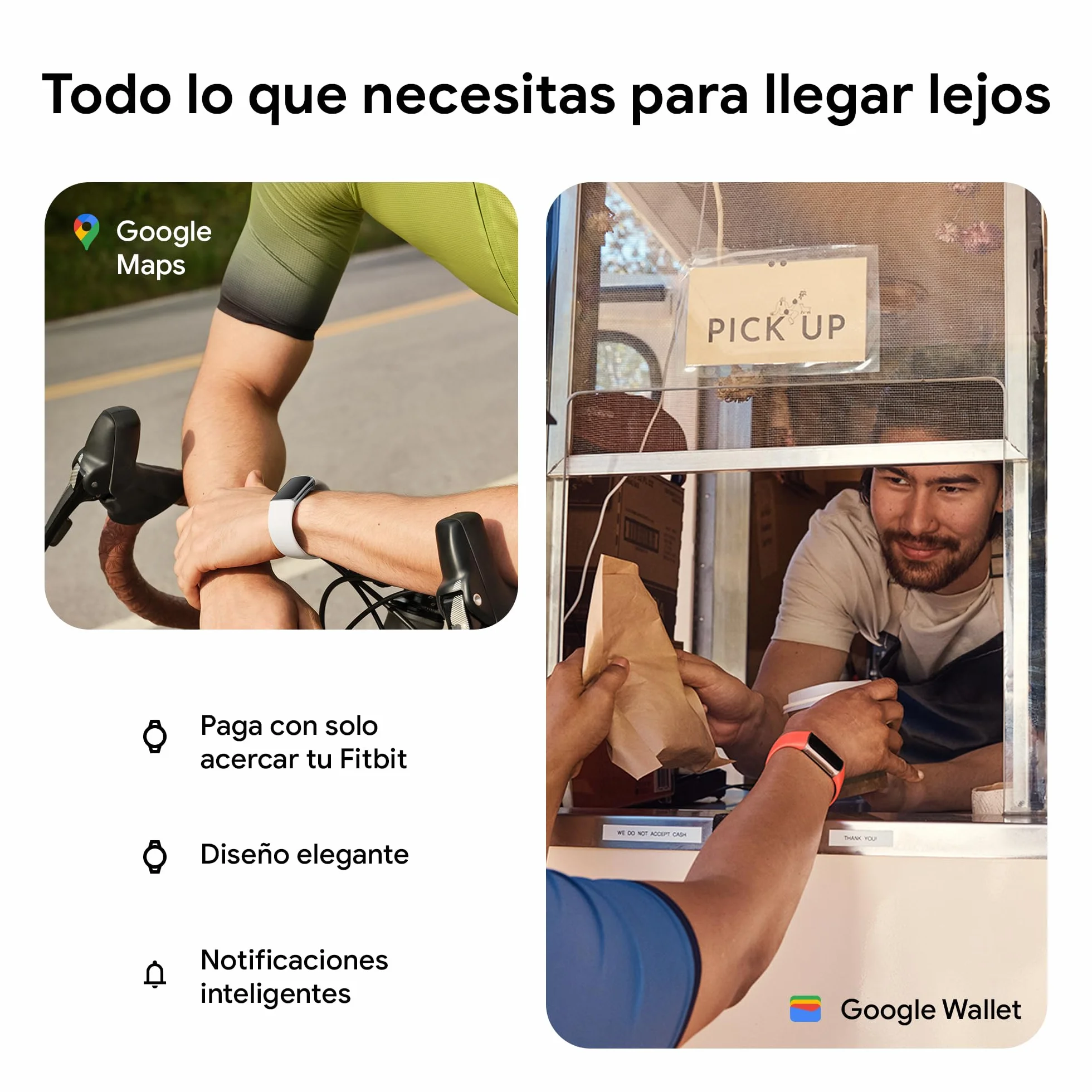 Google Fitbit Charge 6 Pulsera de actividad, 7 días de batería, Google Wallet y Maps, Obsidiana/Aluminio Negro