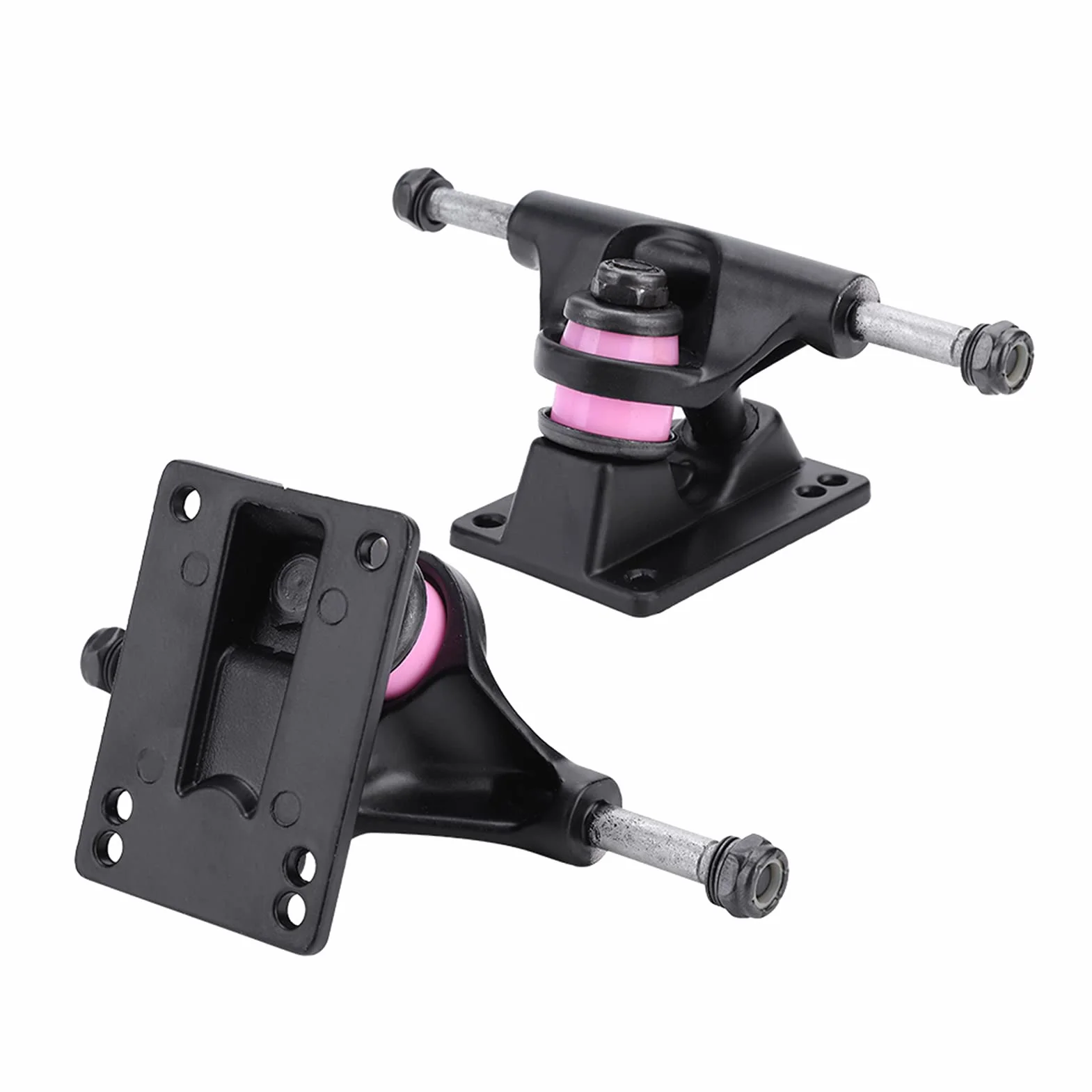 KIMISS 2 Piezas de Camiones de Monopatín, Ruedas ABEC Longboard Combo de Monopatín de 3,0 Pulgadas Camiones de 3,25 Pulgadas 3,8, Camiones de Trueno, 2 Accesorios de Monopatín (Color
