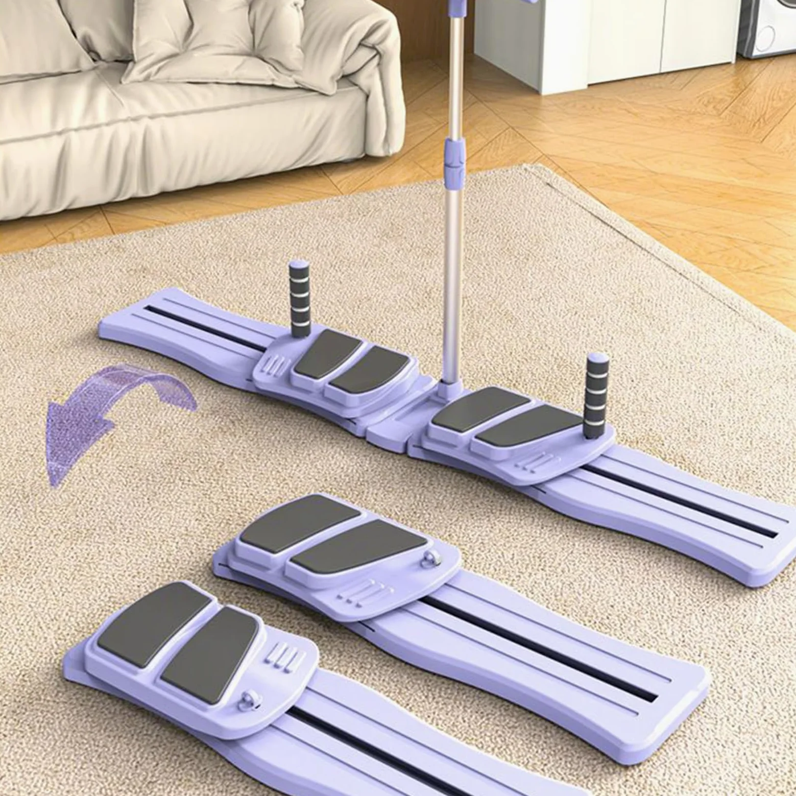 Tabla para Pilates Reformer, Tabla de Ejercicios Abdominales, Accesorio Gimnasio Portátil y Resistente, Equipo Entrenamiento Abdominales Antideslizante Ergonómica