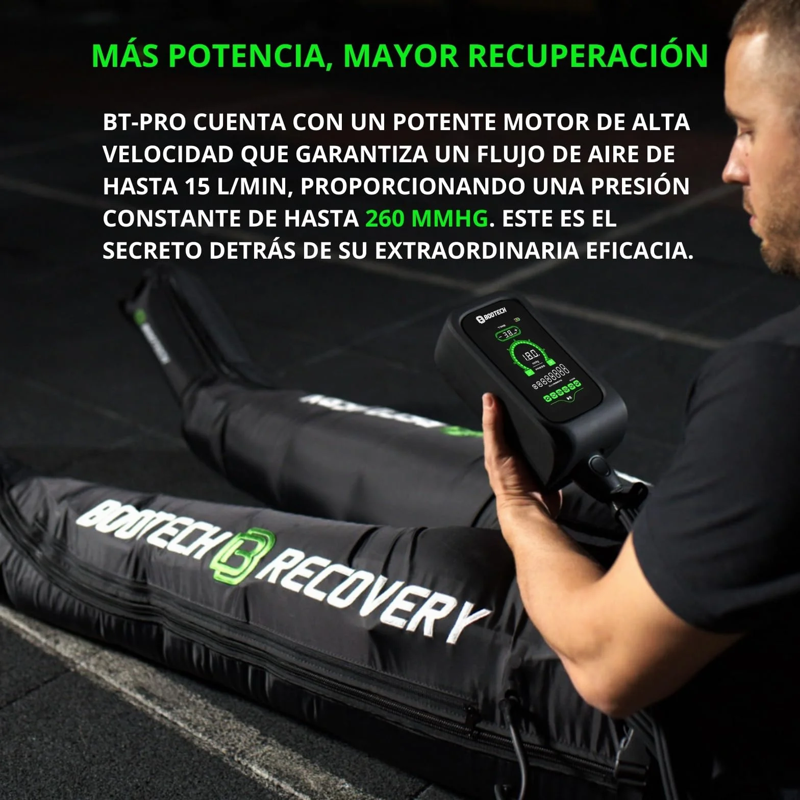 Pantalones de Presoterapia Inalámbricos 8 Cámaras Piernas Glúteos Cintura Masajeador Drenaje Linfático Circulación Recuperación Deportiva 3 Años Garantía