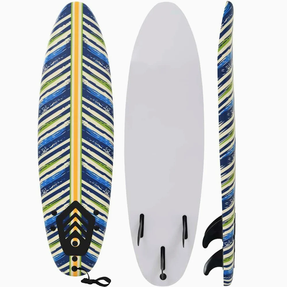 vidaXL Tabla de Surf diseño Hoja 170 cm