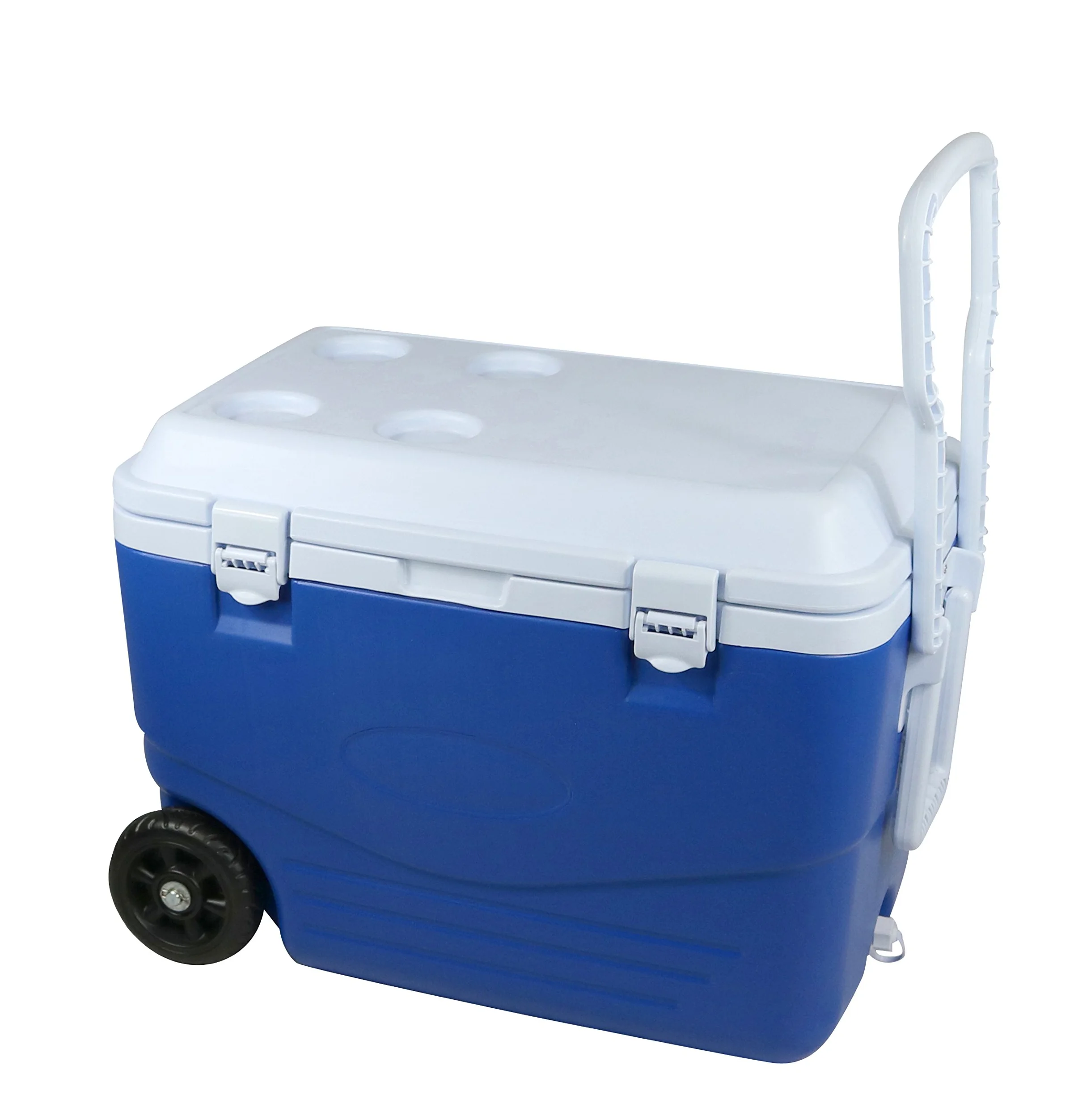 Refrigerador rígido 46 litros, 60,5 x 35,5 x 41,5 cm, Azul/Blanco