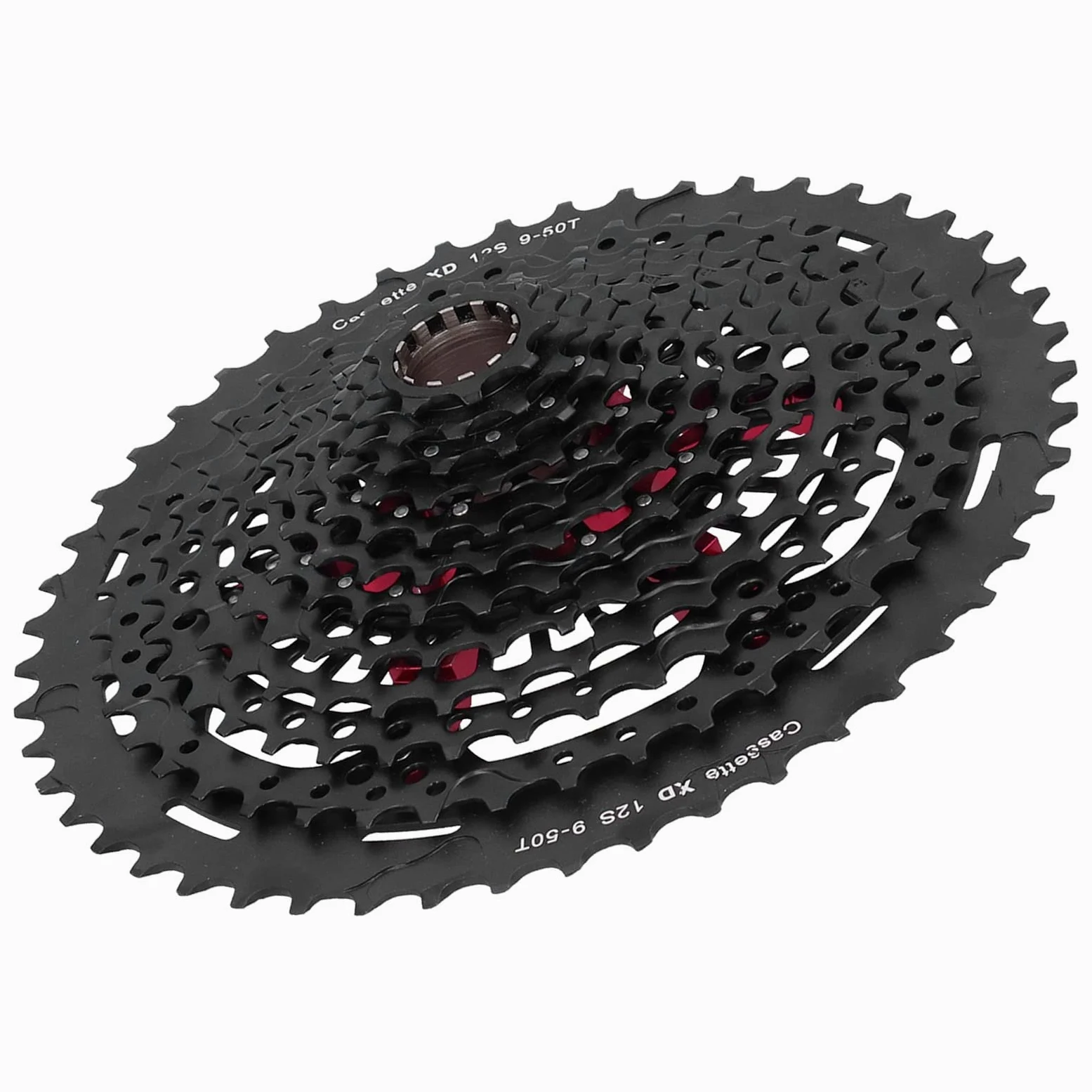 aqxreight Cassette de Aleación de Aluminio para Volante de Bicicleta de 12 Velocidades, Accesorio del 9 50T Xd para Conducción Silenciosa
