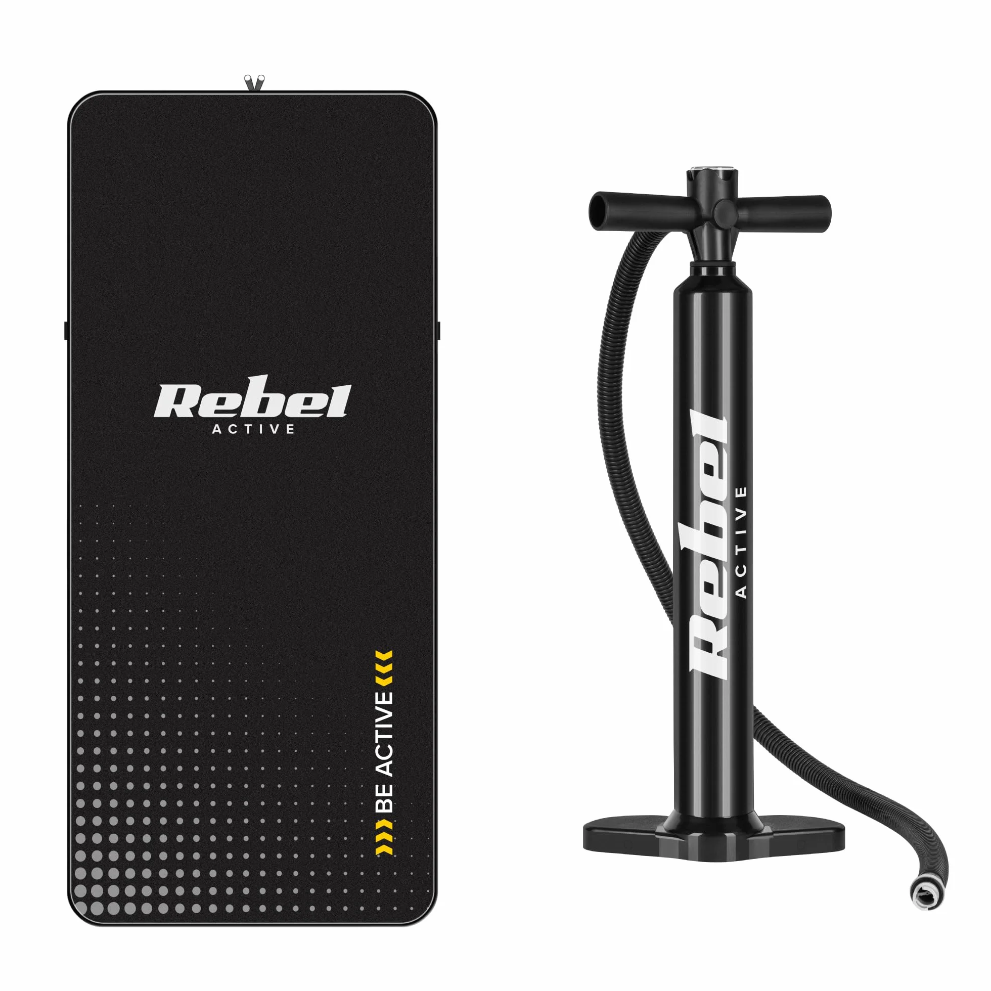 Rebel Electro Tabla de Sup Inflable de Natación Drop-Stitch 350 cm Juego de Remo Bomba Mochila RBA-4500-WH