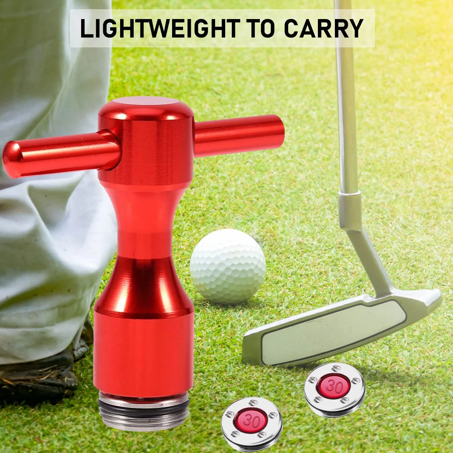 OUKENS Putter de Golf, 2 Piezas de Pesas de Putter 25-40g Rojas para Scotty Cameron
