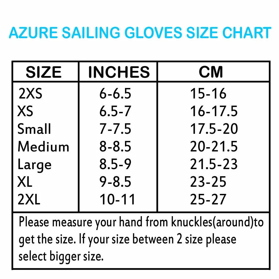 Seagull Sticky Palm - Guantes de vela para yate, barco, dedo fuerte de corte amara, talla L