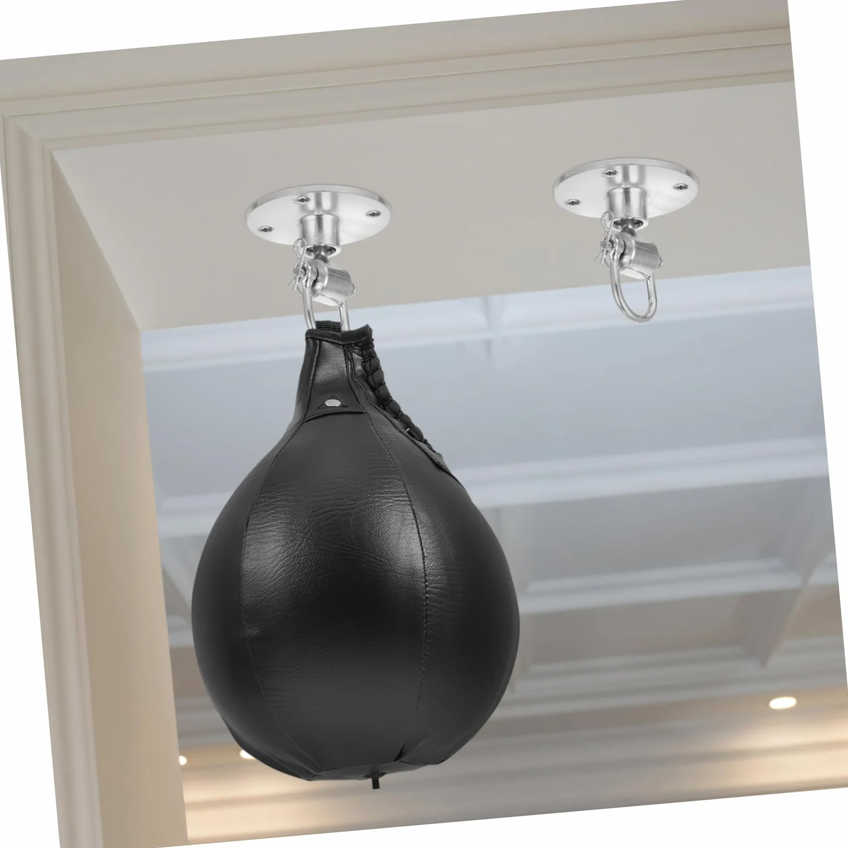 Gancho Giratorio de Hierro para Bolsa de Velocidad Espacio de 50 Mm, Compatible para Entrenamiento en Casa y Gimnasio de Boxeo