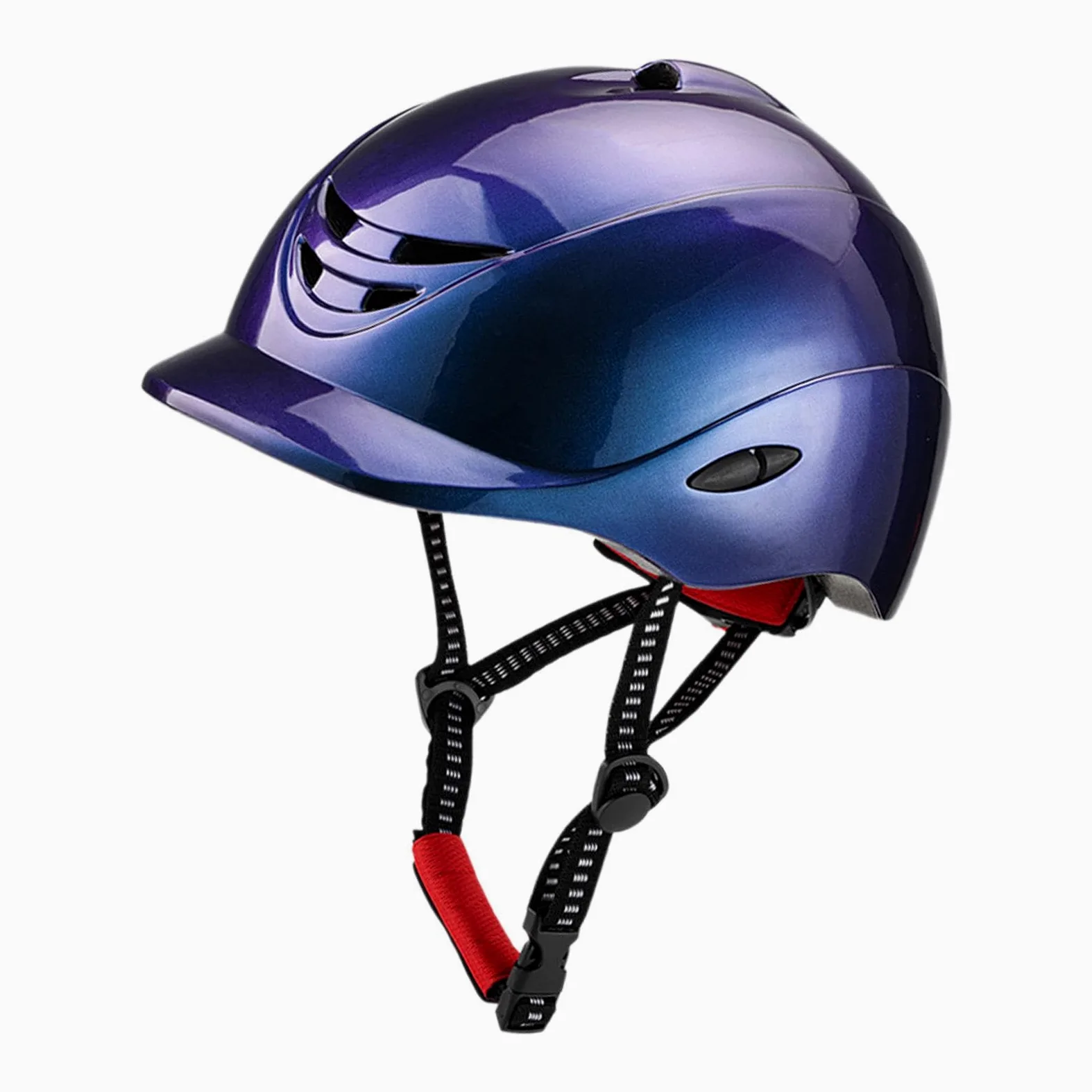 B Baosity Casco de Equitación Ligero de Material PC Gorro Ecuestre Protector con Forro Lavable Accesorio Ajustable para Montar Apto para Adultos Deportes