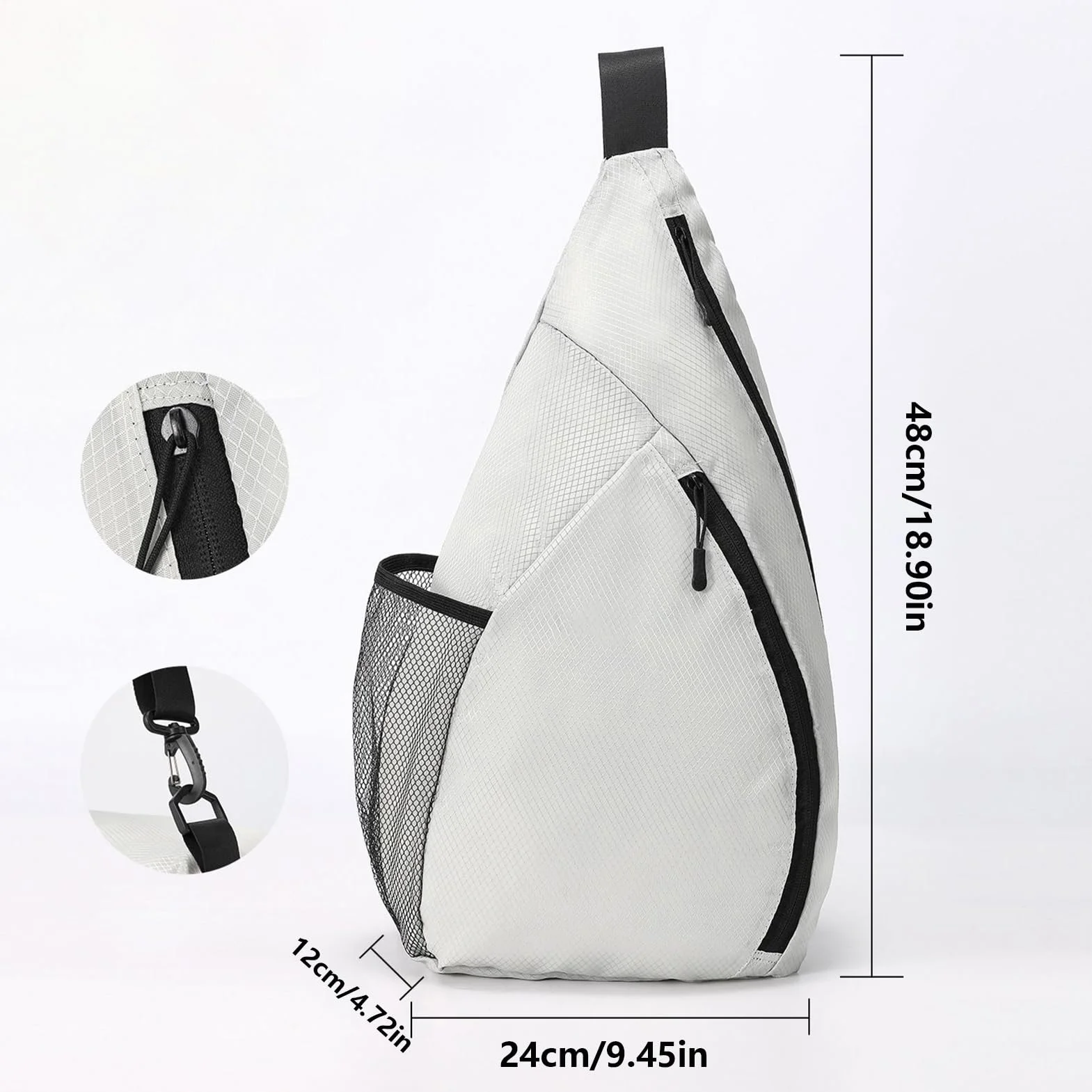 Mochila Impermeable Con Cremallera | Funda Portátil Para Raquetas De Bádminton,Para Fitness Al Aire Libre Gimnasio Entrenamiento Torneo Escuela Club Partidos Zapatos Botella Toalla
