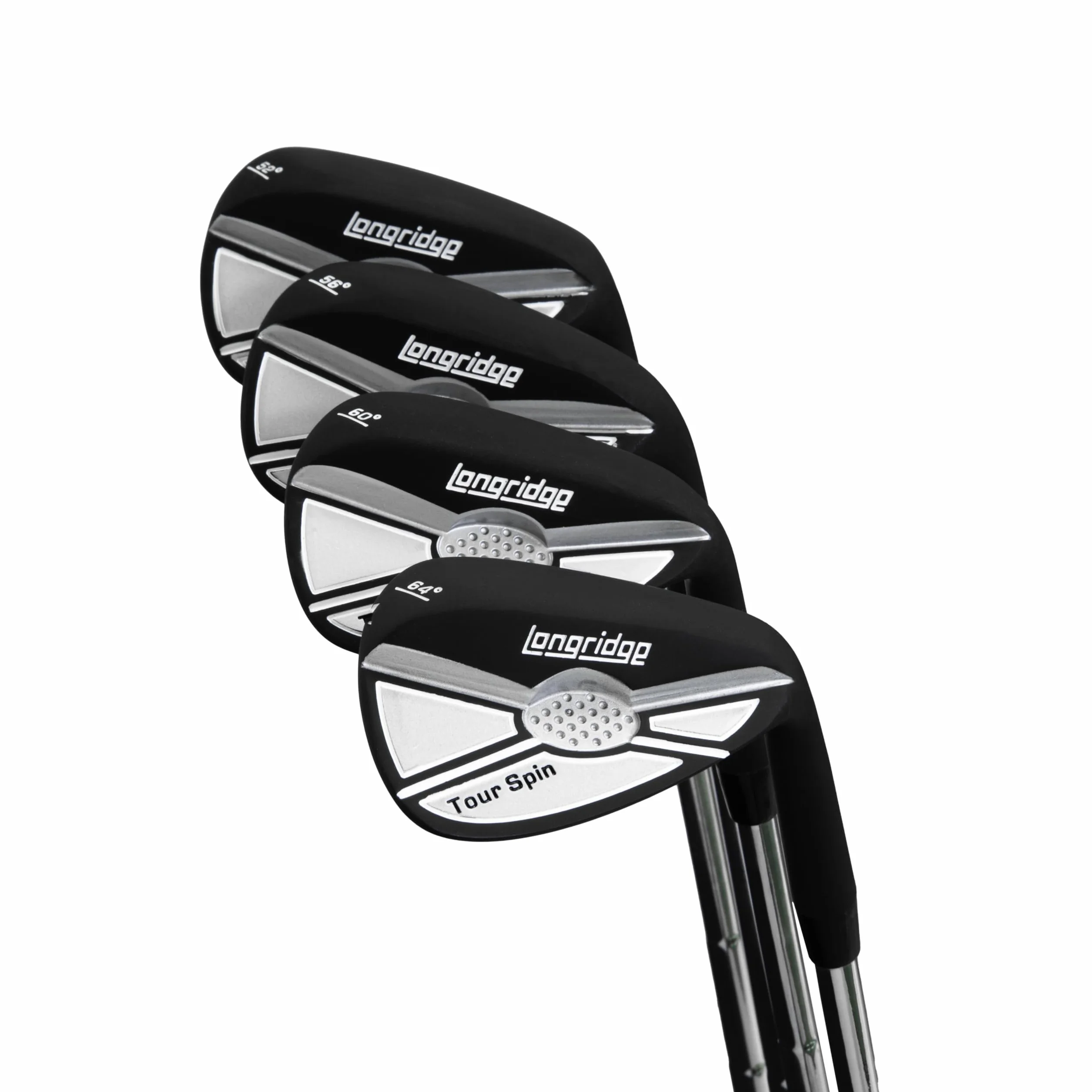 Longridge Tour Spin Cuña de Golf Negro