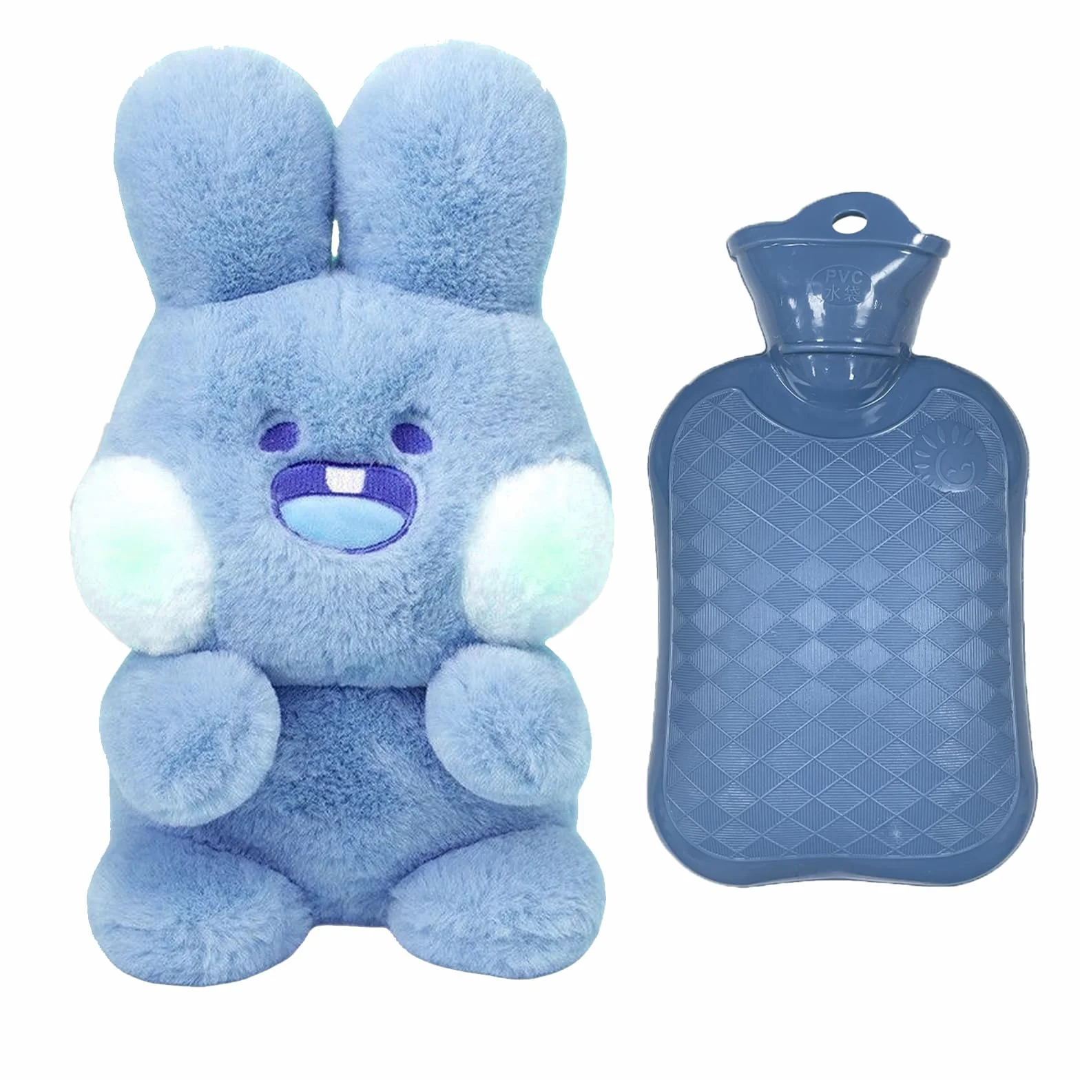 Bolsa de Agua Caliente de Peluche para Niños, Calentador de Manos Rellenable de Agua, Regalo para Novia