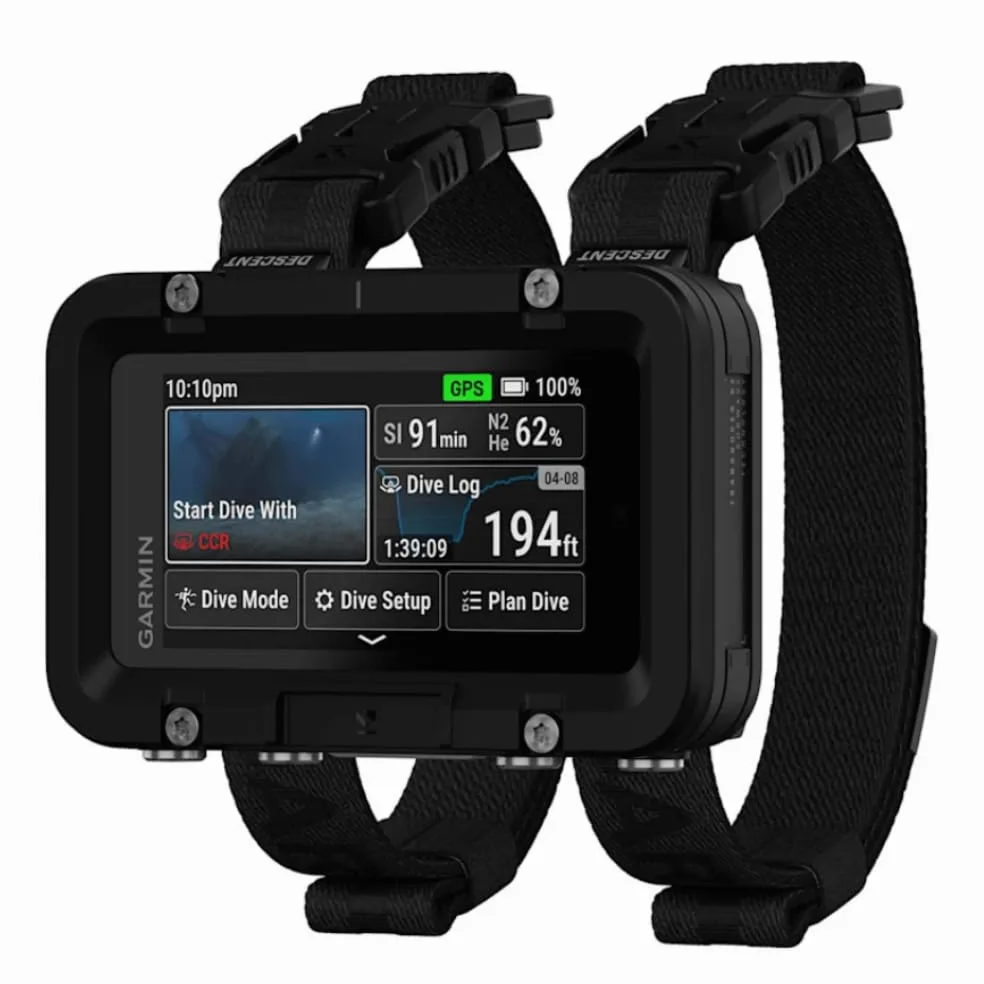 Garmin Descent™ X50i, computadora de Buceo Premium, Pantalla táctil de 3 Pulgadas, clasificación de Buceo de 20 ATM con Botones a Prueba de Fugas