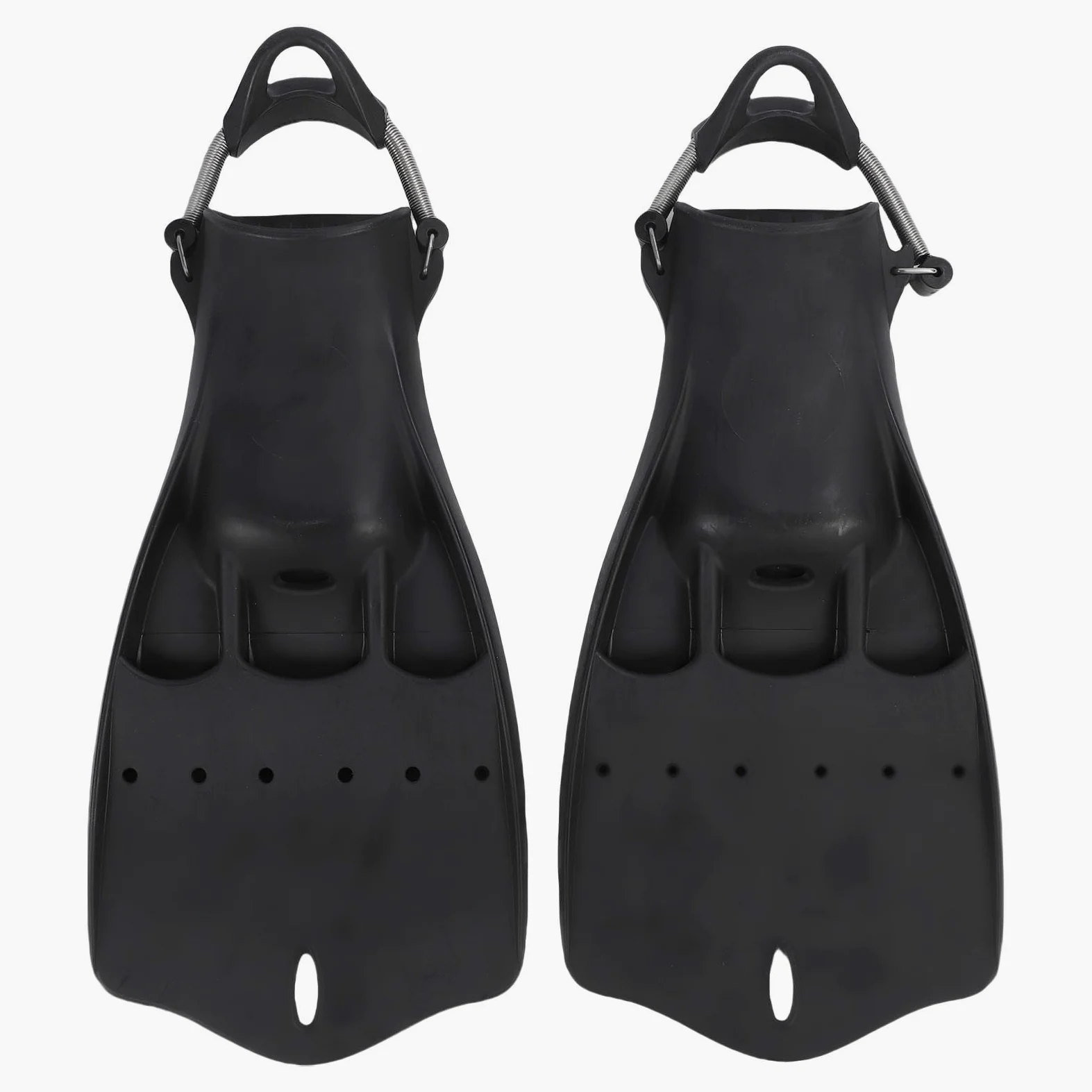 RiToEasysports Aletas de Buceo 2 Piezas con Hebillas Ajustables de Resorte, Aletas de Goma para Snorkel para Natación, Freediving