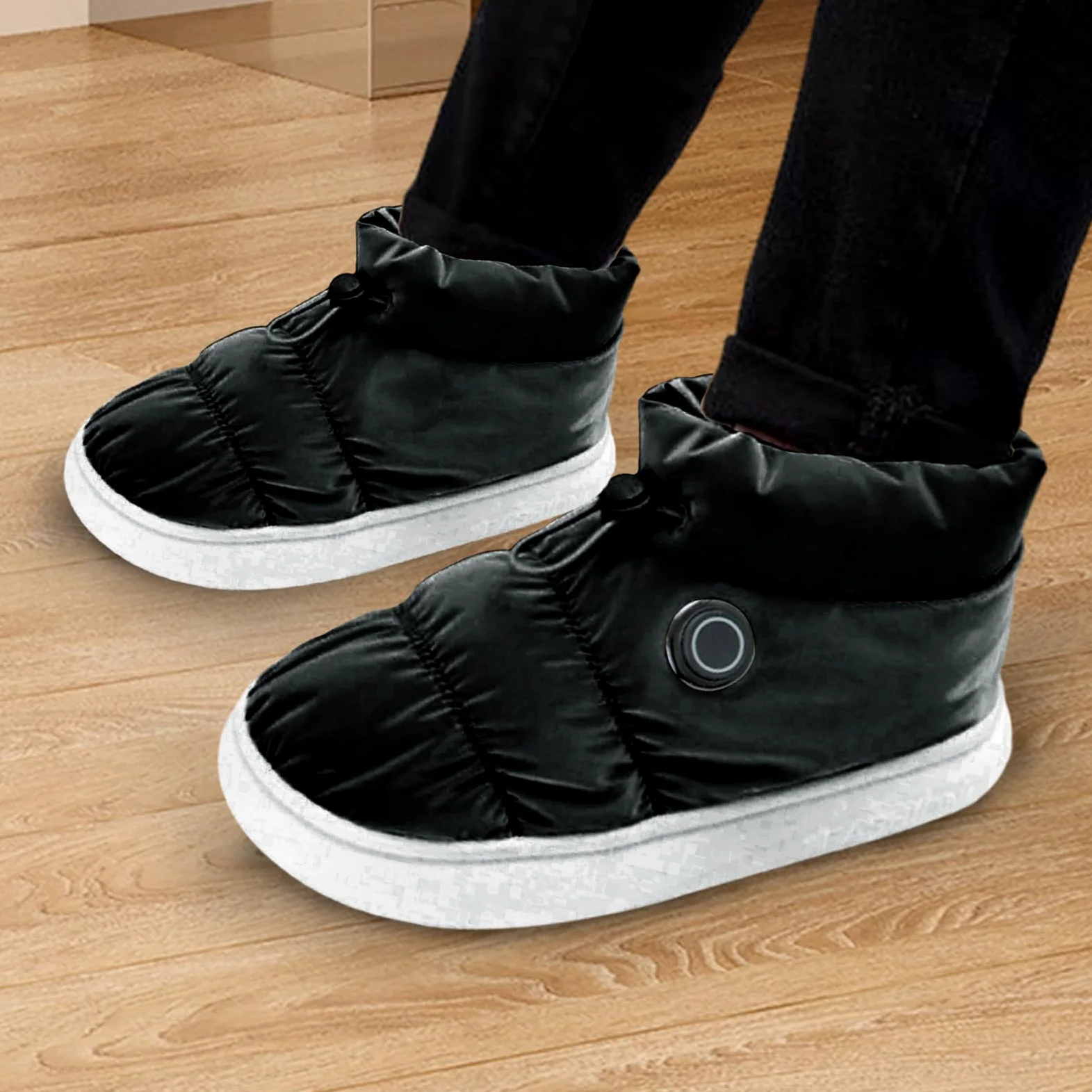Botas calefactadas recargables calentadas | Botas de nieve calefactadas y antideslizantes de invierno,Calzado térmico para pies Calentadores de Pies Eléctricos Calentadores de Pies Calentadores