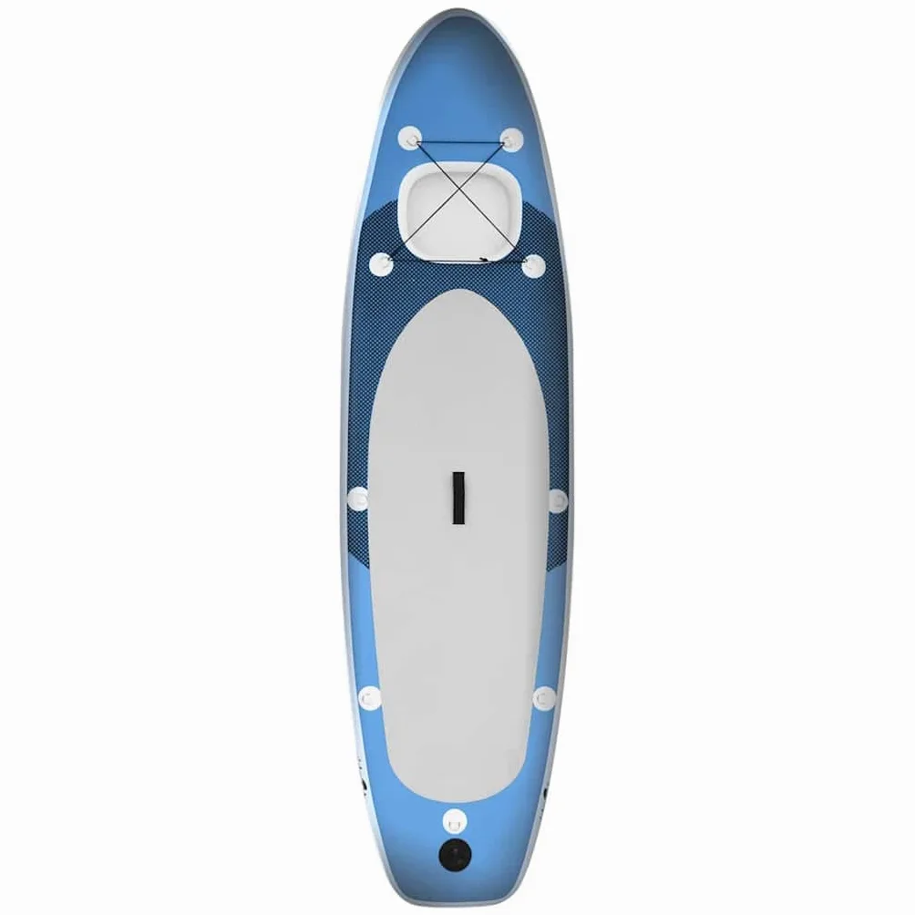 Set de Tabla de Paddle Surf Hinchable Azul Marino 330x76x10 cm Azul,93385