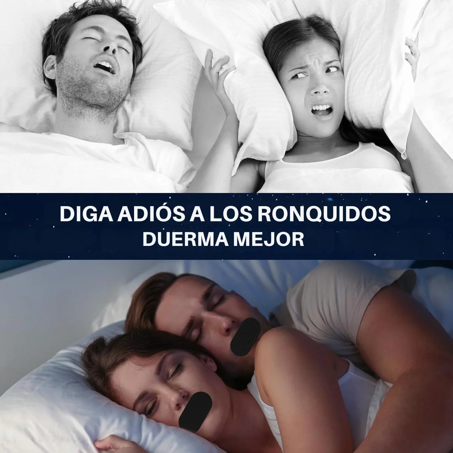 HN PACK AHORRO 150 Tiras Bucales Para Dormir Antironquidos Adhesivo Hipoalergénico Mouth Tape