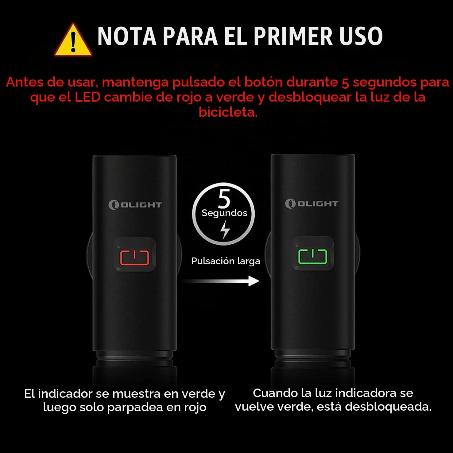 OLIGHT RN400+SEEMEE30C Luces Bicicleta Delantera y Trasera LED Recargable | Juego de Linterna Delantero y Luce Trasera para Bicicleta, 400 Lúmenes, 5 Modos para Iluminación, para Camping y Ciclismo
