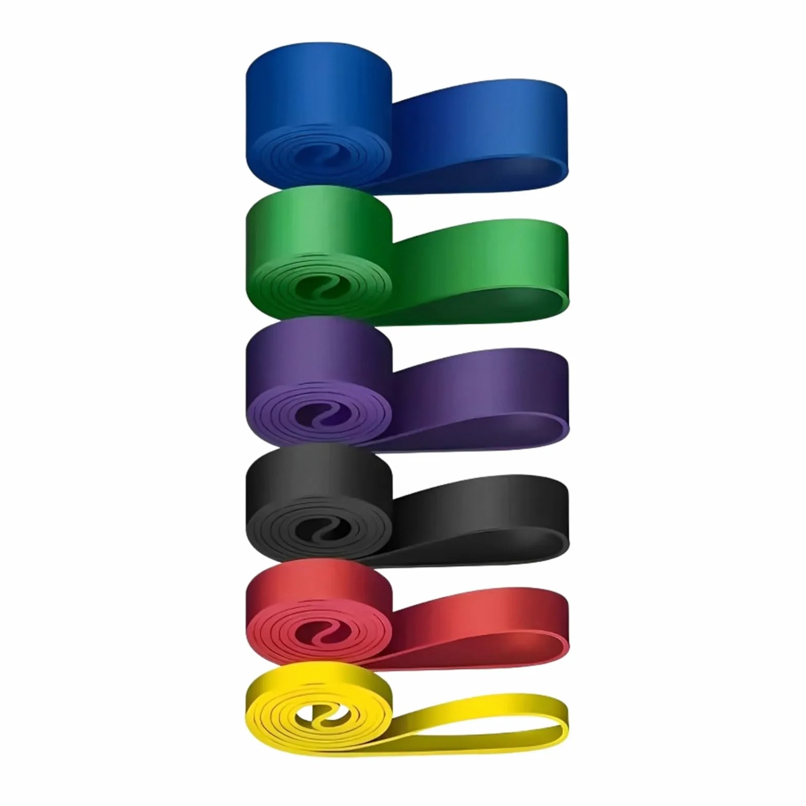 Bandas de Resistencia con Asas Banda elástica TPE Resistencia Entrenamiento Fuerza Deportes Fitness