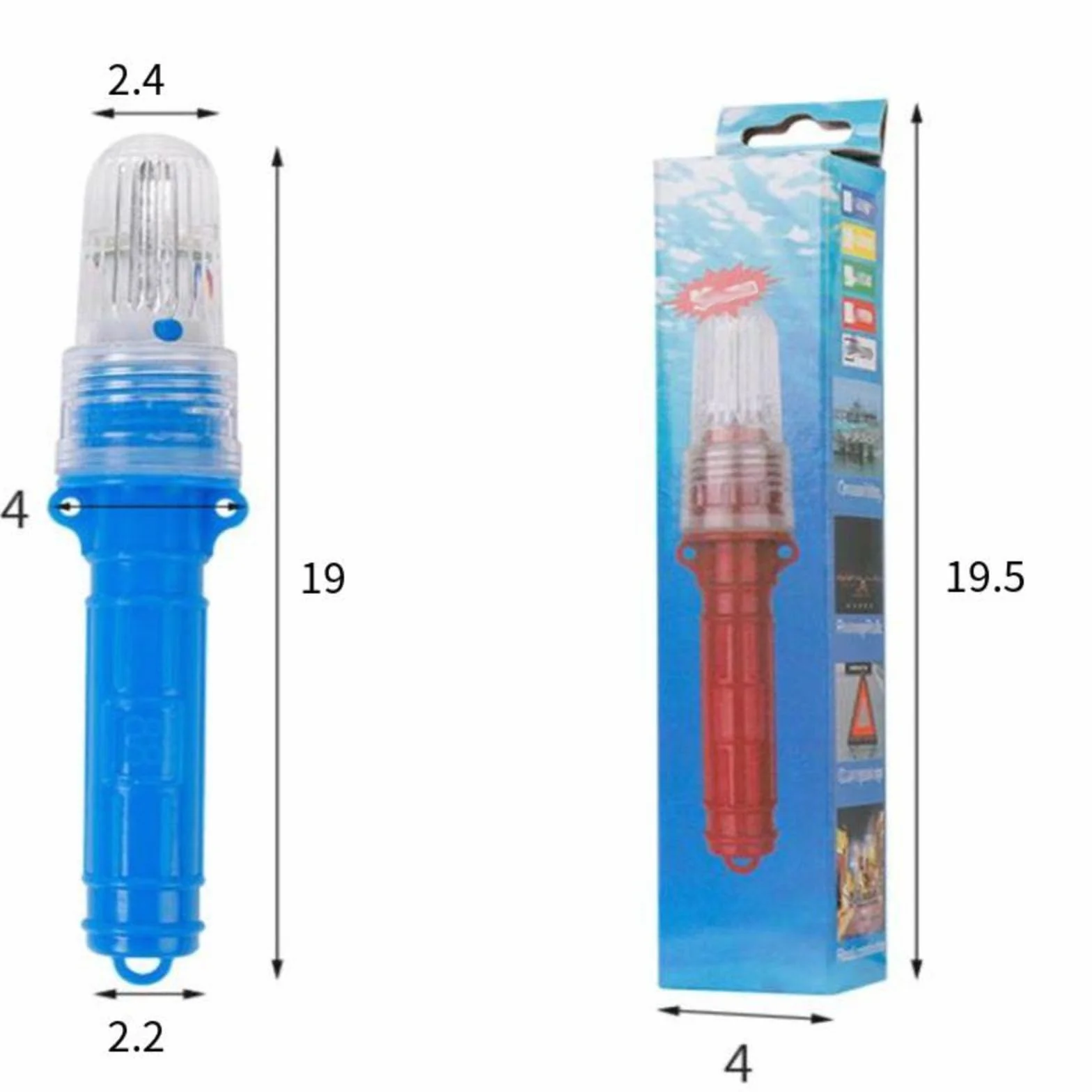 Bengalas Para Barcos, 3 Unidades, Homologadas Por La Guardia Costera, Señales De Emergencia Impermeables Para Redes De Pesca, Boyas Y Embarcaciones, Señales Visuales De Socorro En El Mar (Red)