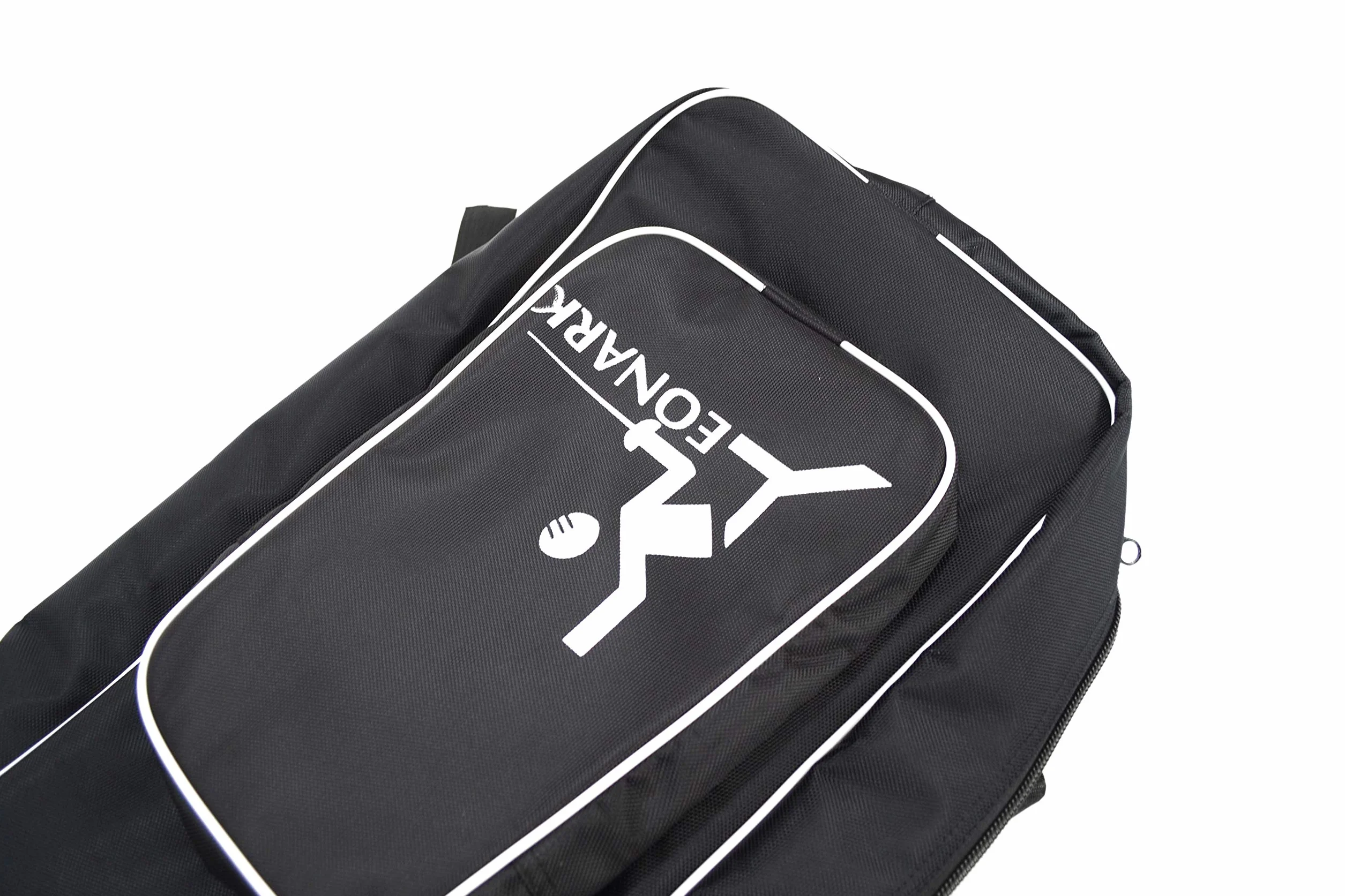 LEONARK Bolsa de Ruedas para Espada de Esgrima con Barra de Tiro - Estuche de Carrito para Traje y Máscara