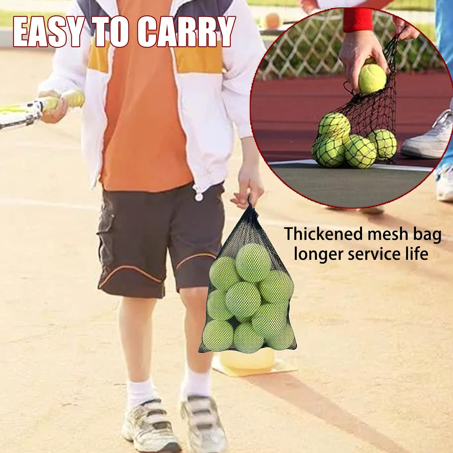 Magicorange Tennis Balls, 12 Pack Advanced Training Tennis Balls Practice Balls, Come with Mesh Bag for Easy Transport, Good for Beginner Training Ball