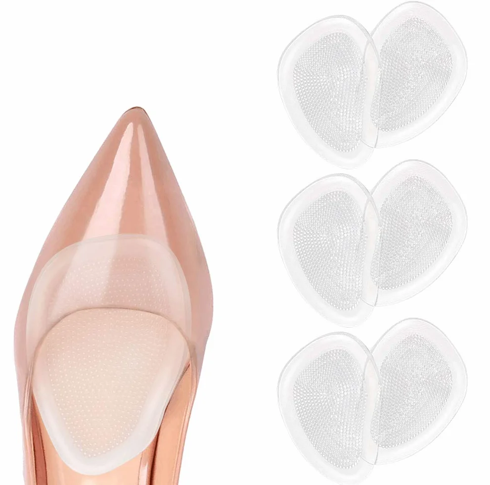 Plantillas de Zapatos con Tacón Alto para Alivio del Dolor en el Antepié, 3 Pares