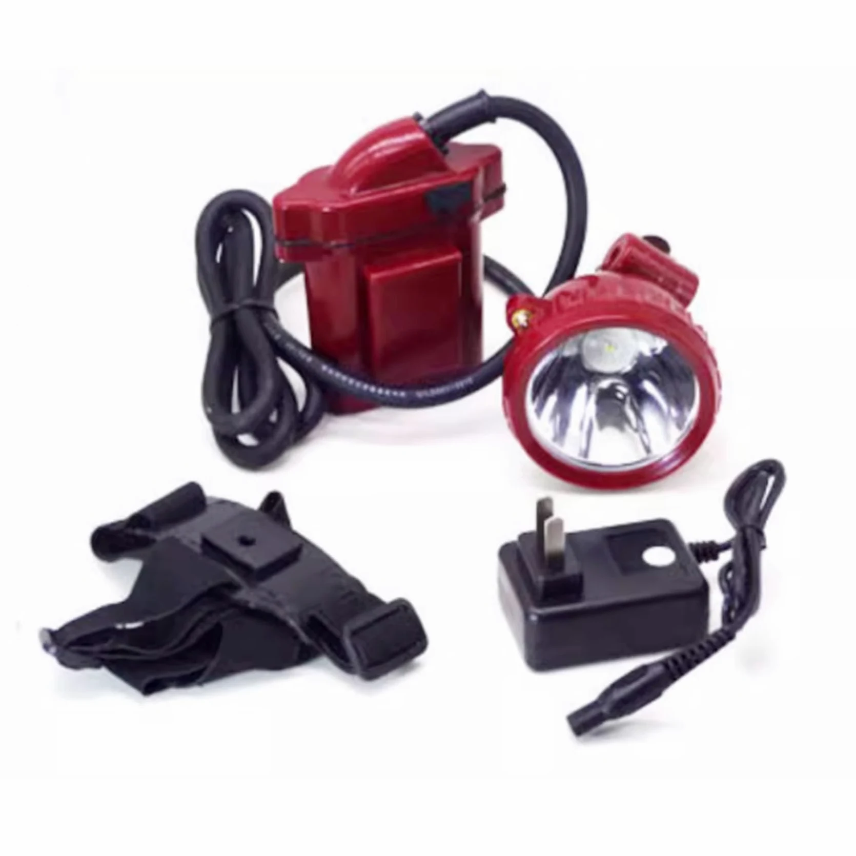 Linterna frontal LED recargable, luz de minería impermeable, lámpara de tapa a prueba de explosiones para casco duro, linterna de cabeza de batería de larga duración para camping, senderismo, correr