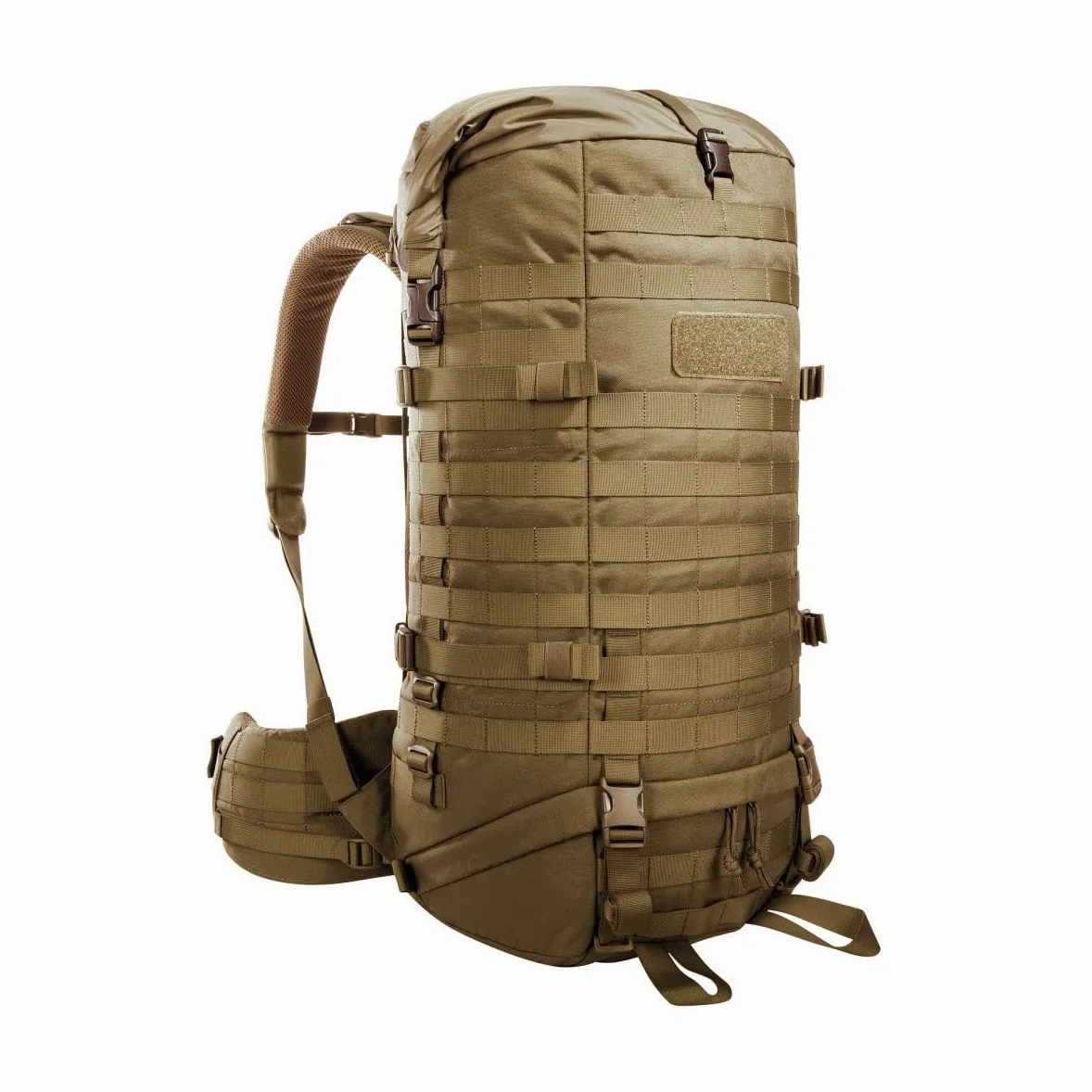 Tasmanian Tiger TT Base Pack 52 Mochilas modulares extensibles de 52 L a 65 L de volumen, mochila de trekking con sistema Molle y cinturón de cadera desmontable