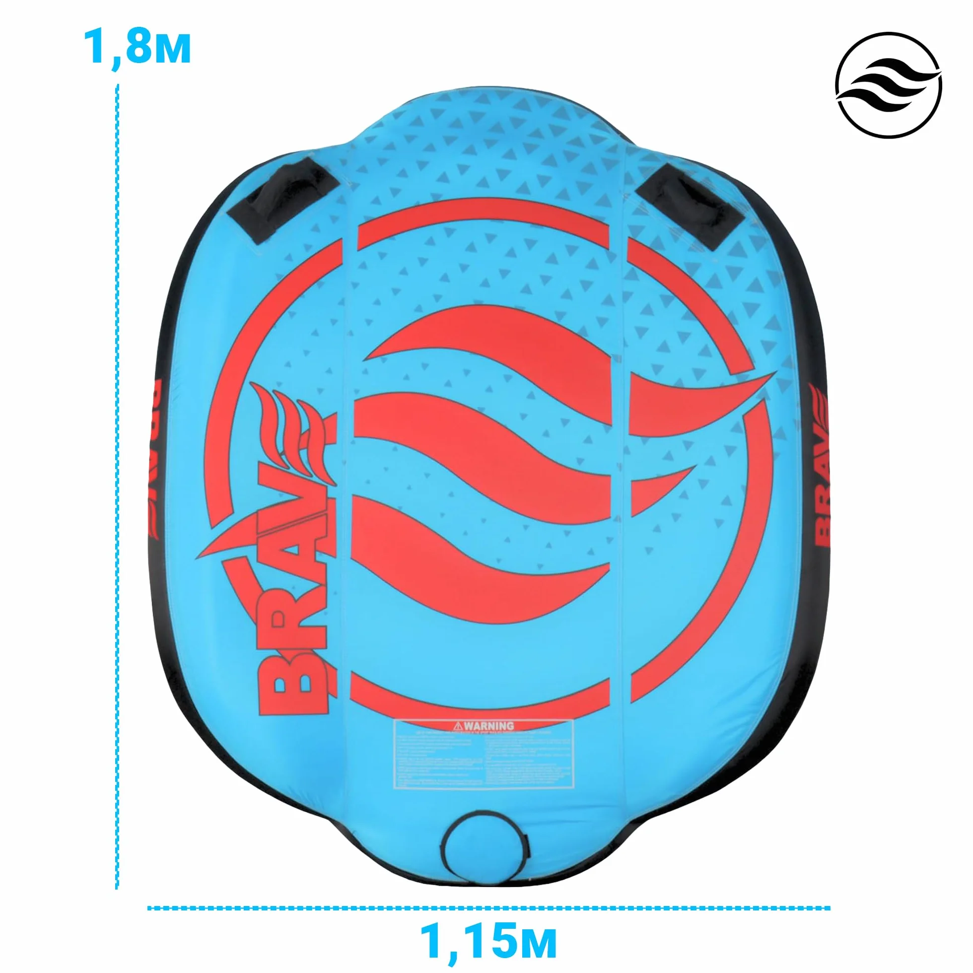 BRAVE SPORTS Flotador de Arrastre Inflable para Deportes Acuáticos - Tubo Remolcable Resistente
