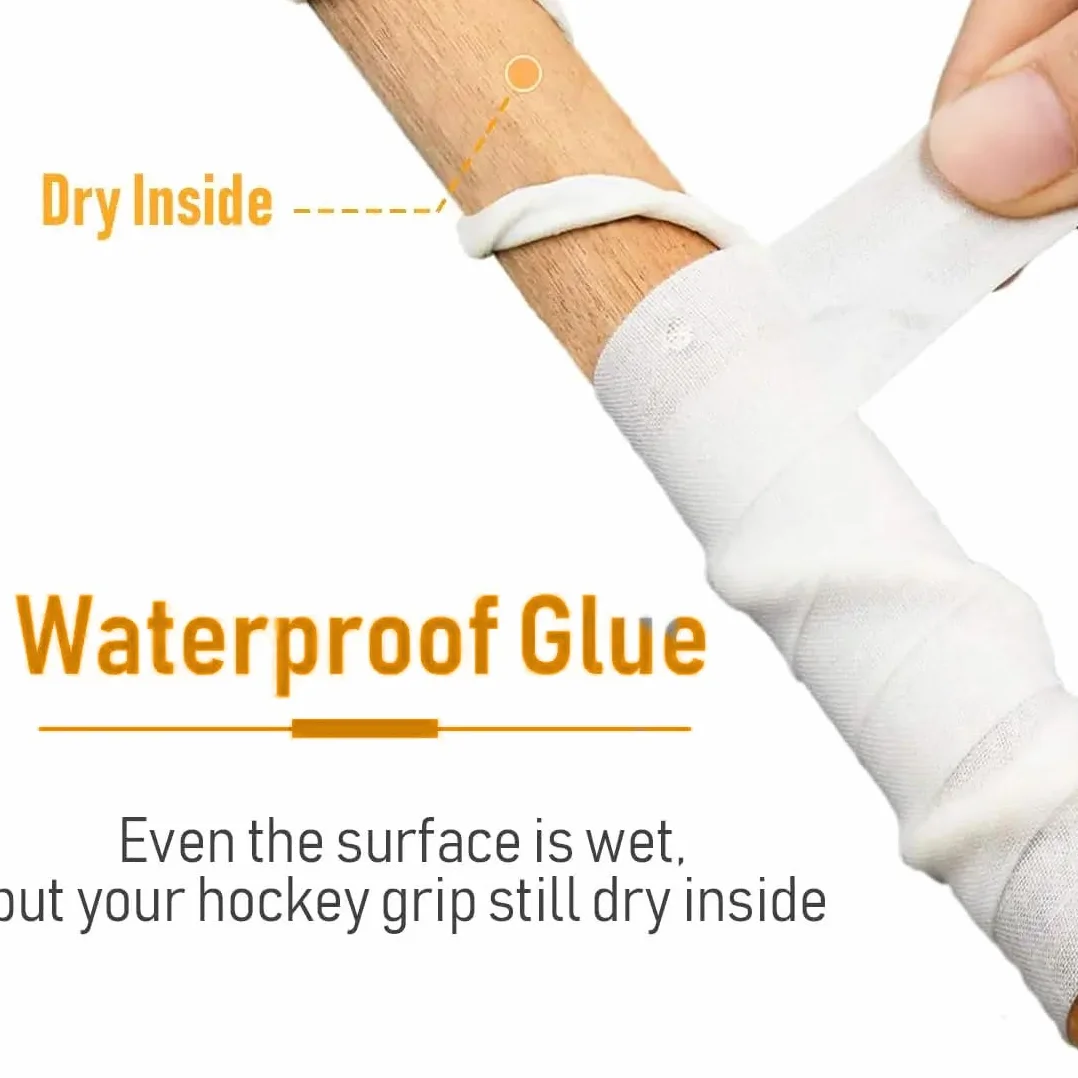 IKOPFLN Cinta de Hockey Cinta de Agarre para Deportes Cinta Adhesiva de Hockey sobre Hielo para Hockey la Raqueta de Tenis la Cuerda de Esquí la Caña de Pescar 25M*2.5cm Incluye 1 Tijera en U