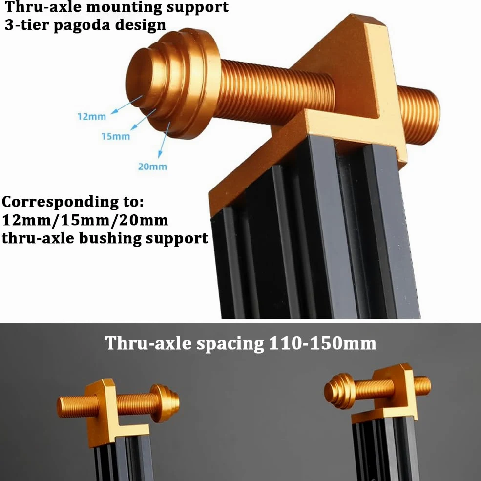 Balanceador Profesional De Ruedas Para Bicicletas, Juego De Ruedas Para Bicicletas De Carretera, Adecuado Para Ruedas De 14-29 Pulgadas, Equilibrador De Ruedas Portátiles Ajustables Y Plegables