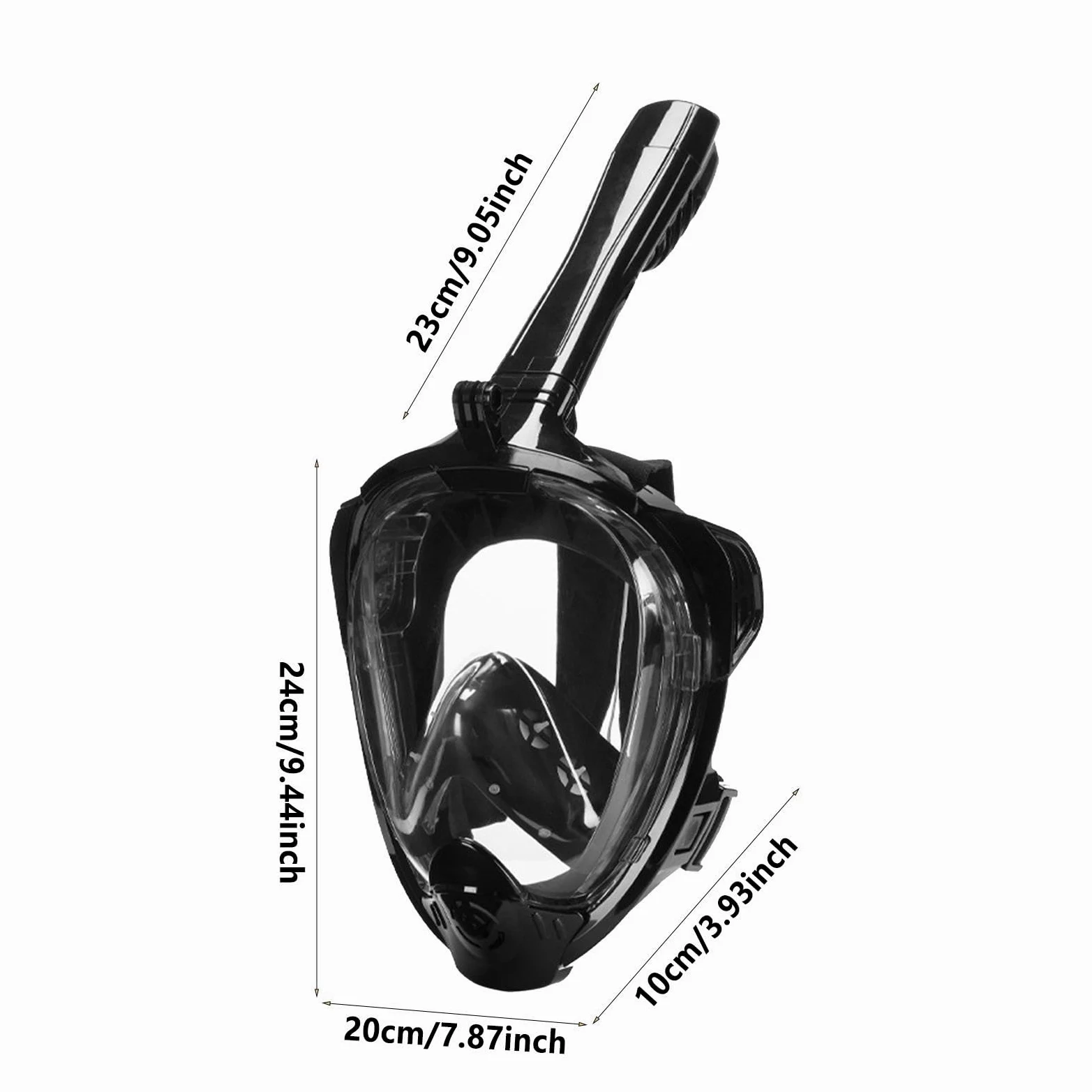 Gafas de buceo para adultos, gafas de buceo para adultos, antivaho, visión panorámica de 180°, gafas de natación, antivaho, a prueba de fugas, gafas de natación de cara completa con cordón