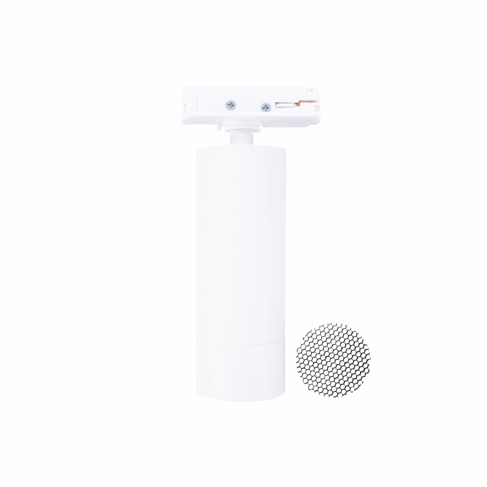 Ledvion Foco de Carril Monofásico GU10 Blanco Orientable