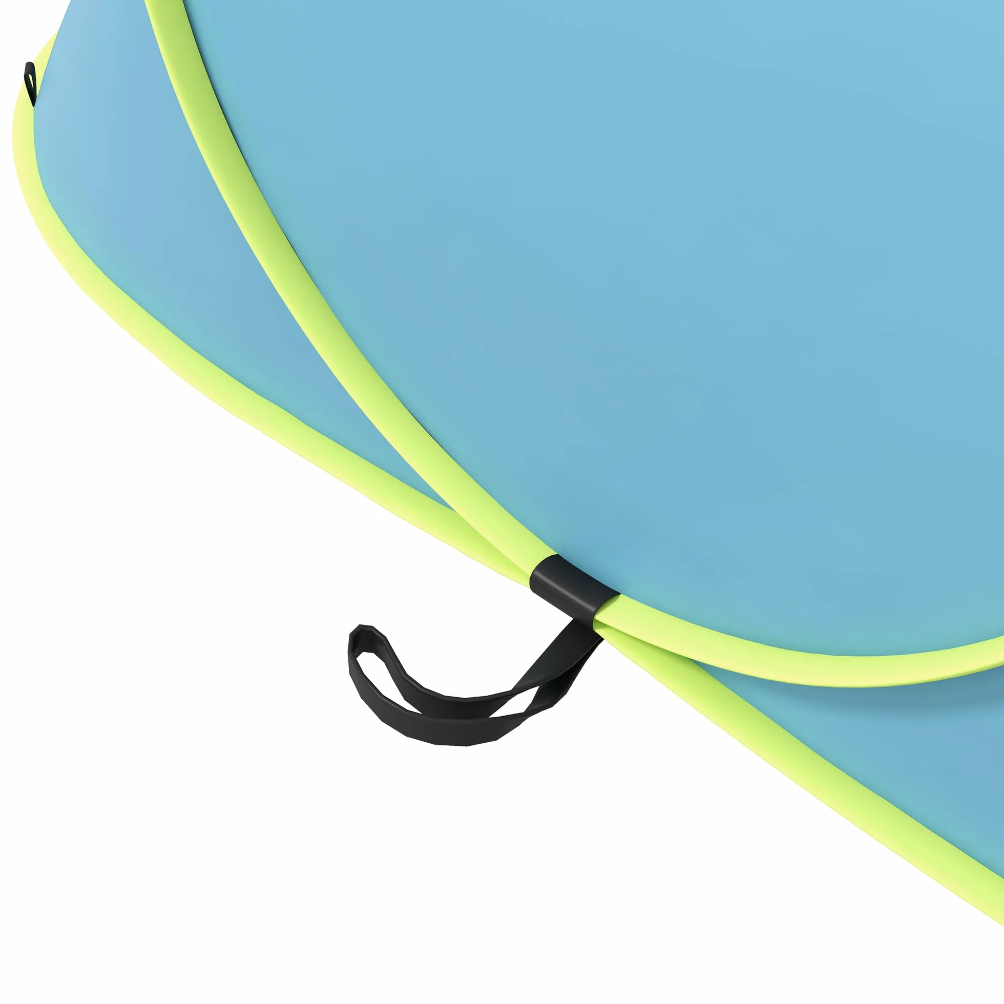 Outsunny Tienda de Campaña 2-3 Personas Pop-Up Impermeable 2000 mm 245x148x105 cm Azul