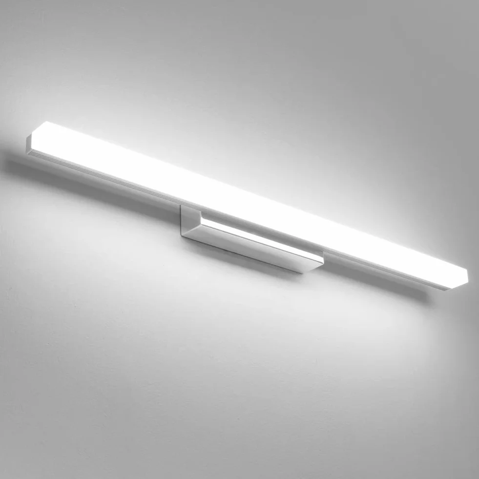Klighten Lampara LED Espejo Baño 14W 60cm IP44 910 Lumen 110-240V Blanco Frío 6000K