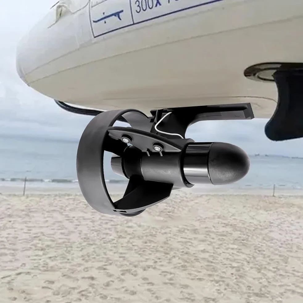 Propulsor de motor sumergible sin escobillas de 288 W impermeable – Sistema de propulsión por chorro 4-5 km/h para kayaks, botes inflables, tablas de pádel y manualidades marinas