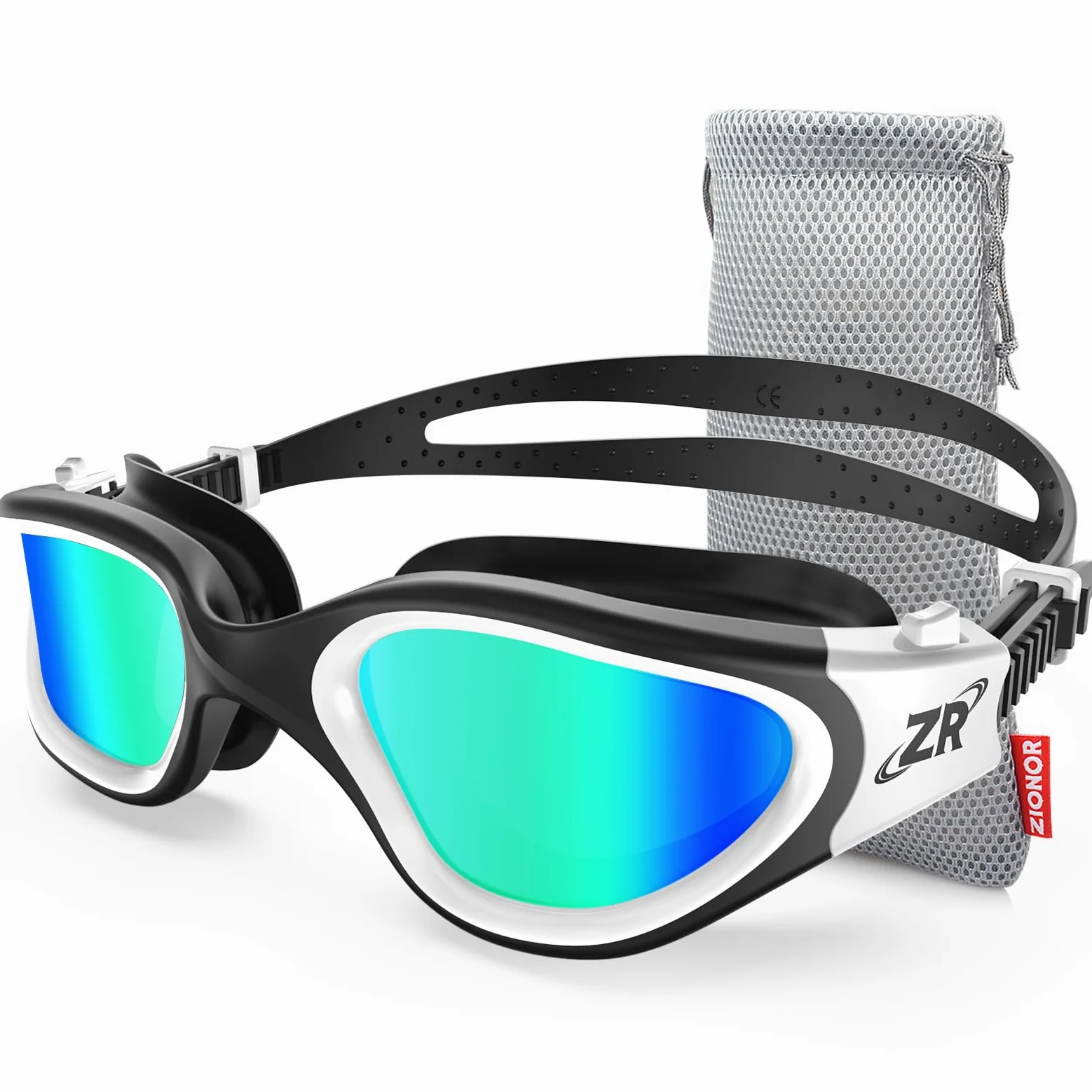ZIONOR G1 - Gafas de natación polarizadas para unisex y adulto y mujer, anti niebla, 100% anti UV gafas de buceo