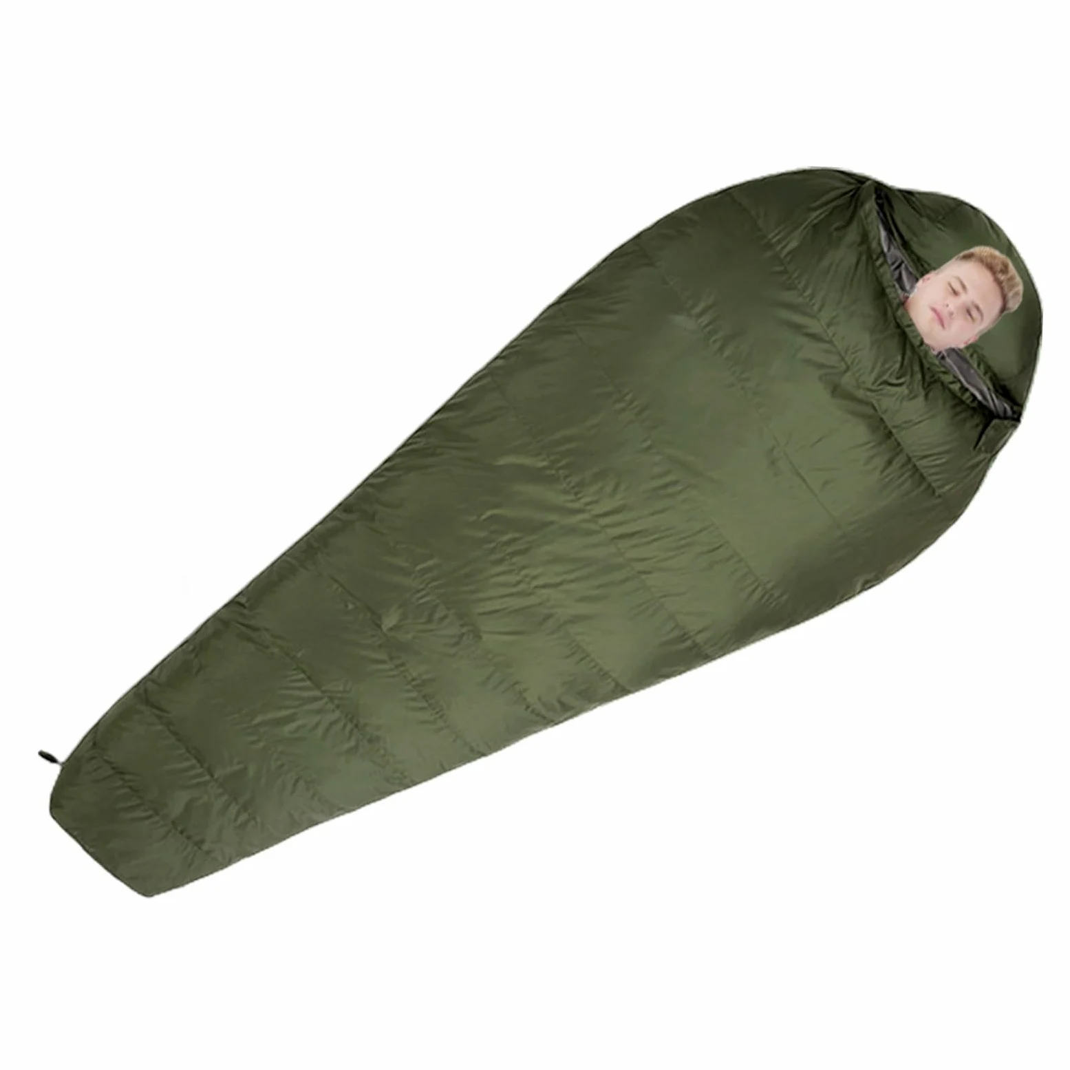 Saco de dormir para clima frío, saco de dormir de plumón para acampar para adultos, impermeable, ligero, viajes en clima frío, caza, mochilero, al aire libre, niña, senderismo